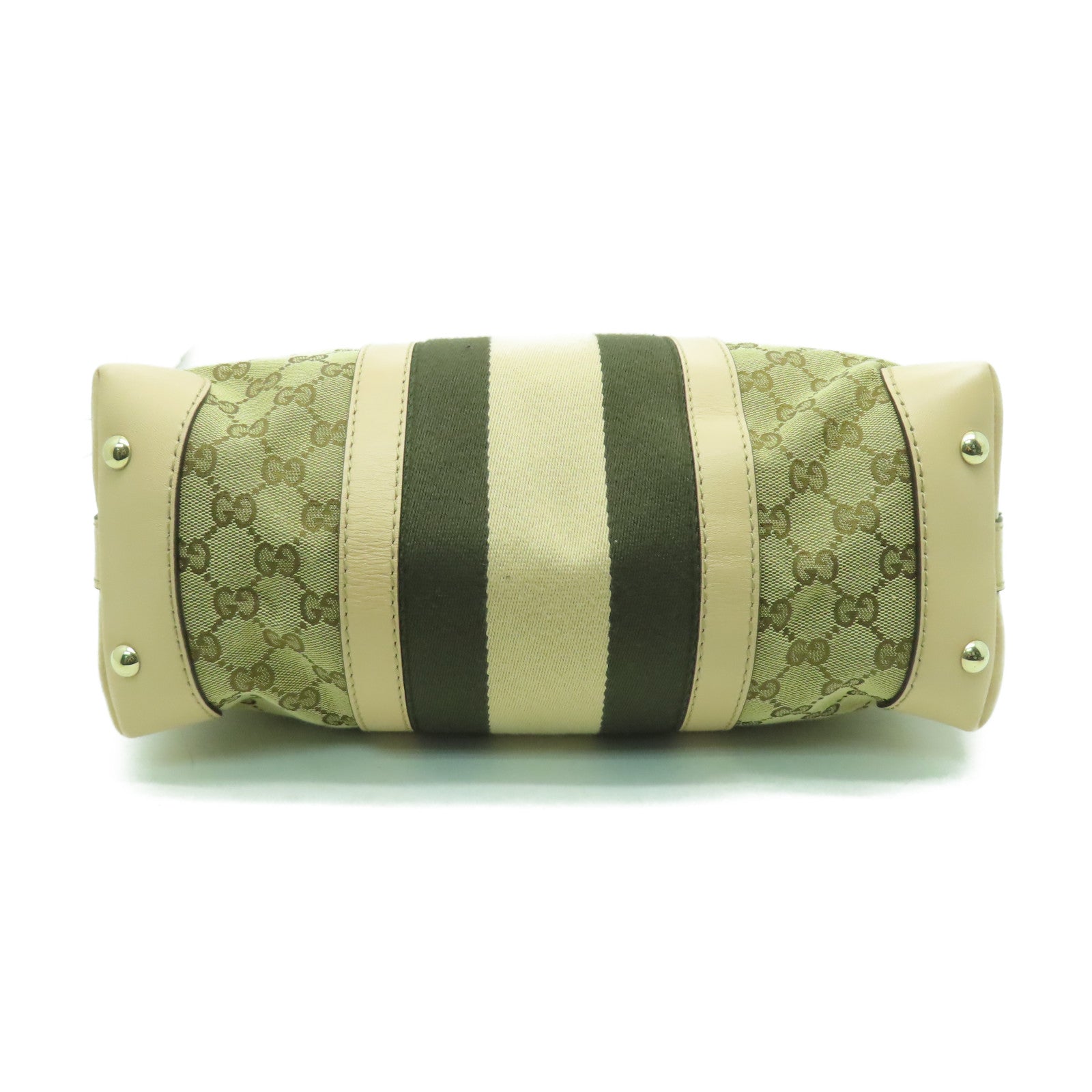 GUCCI 【激減優惠】帆布Shoulder Bag金扣肩背袋米色