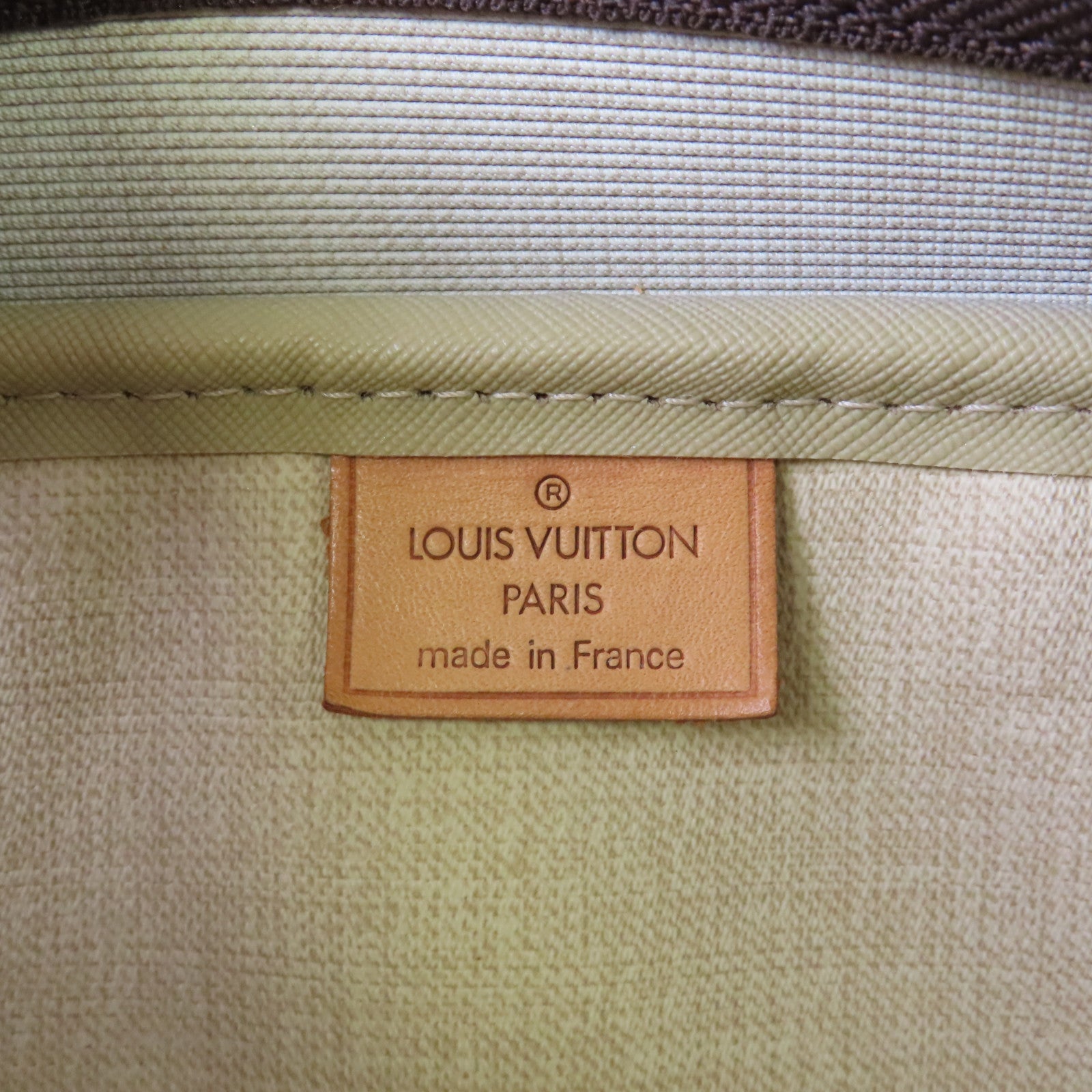 LOUIS VUITTON 【激減優惠】Monogram Deauville GM Handbag金扣手挽袋啡色