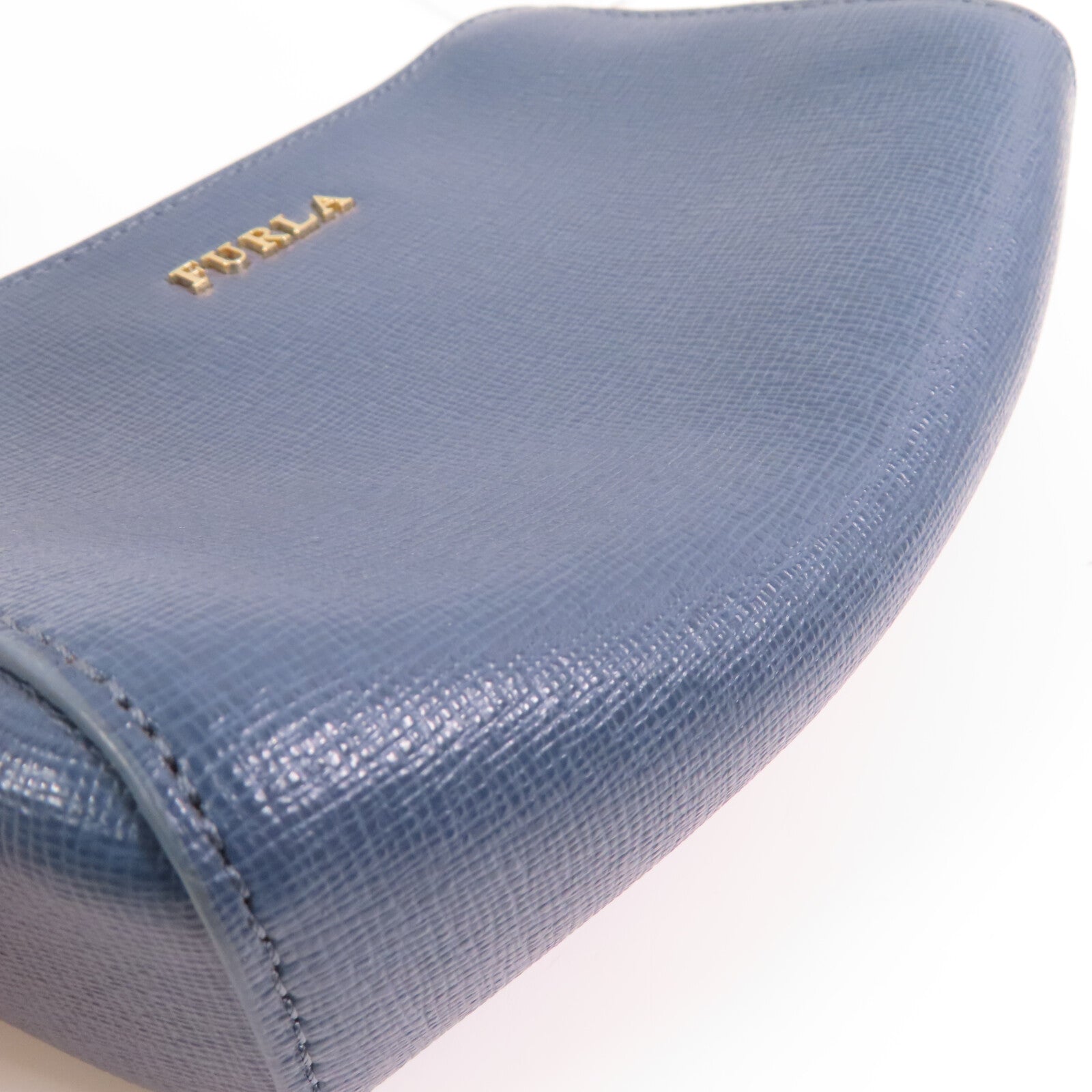 Furla 【激減優惠】牛皮皮革Pouch金扣手拿包