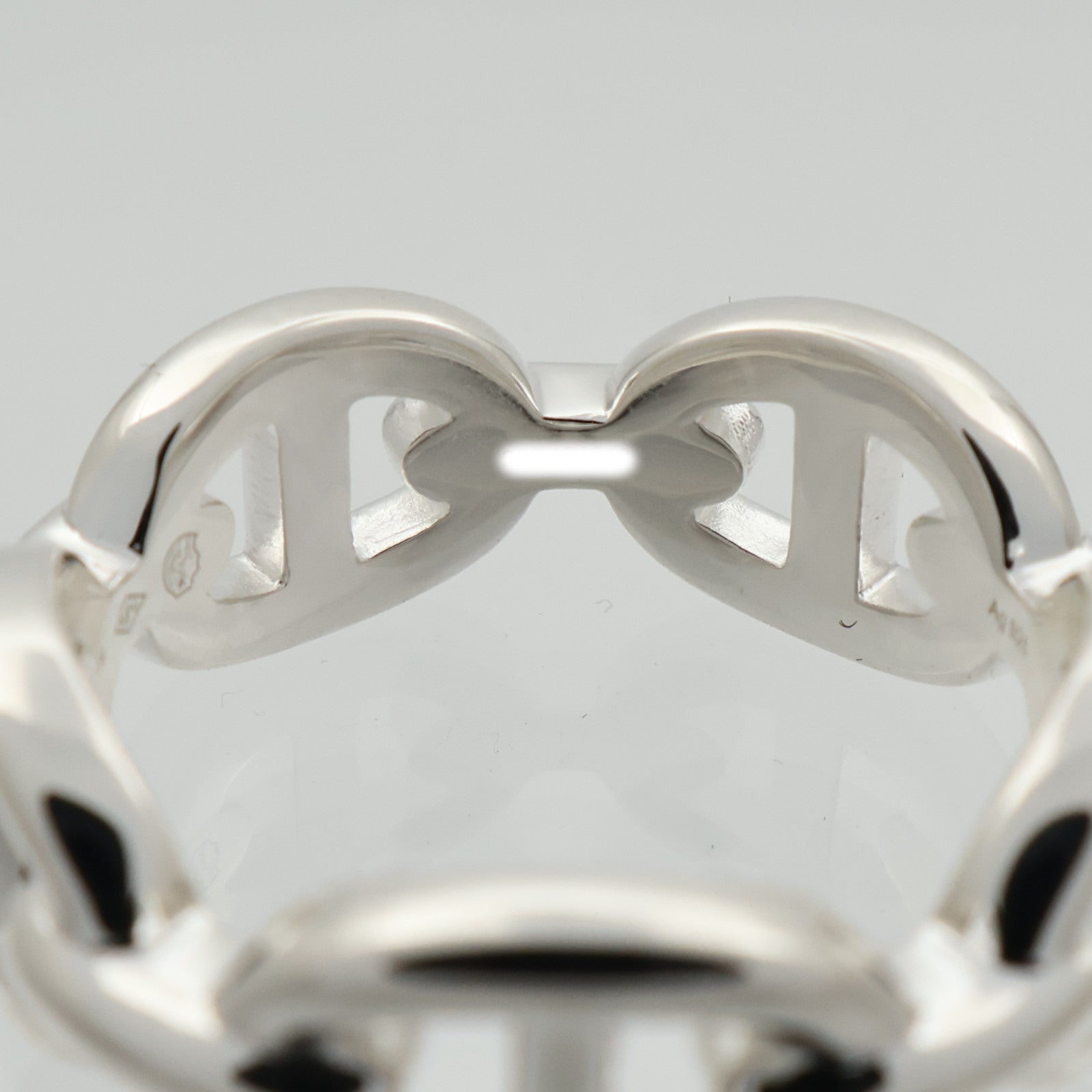 HERMES 925純銀Chaine d'ancre Enchainee Ring戒指