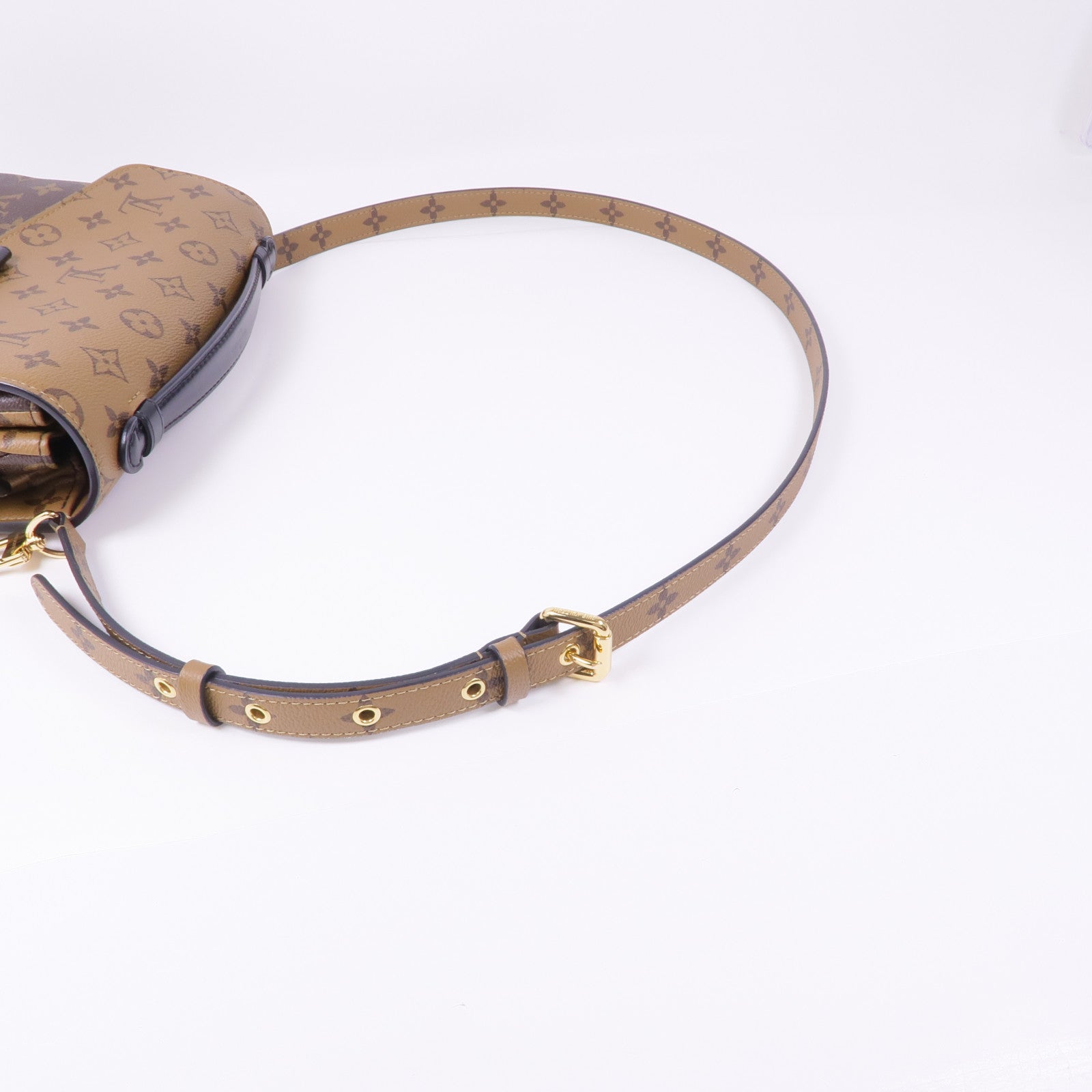 LOUIS VUITTON Monogram Reverse Pochette Metis金扣手挽肩背兩用袋