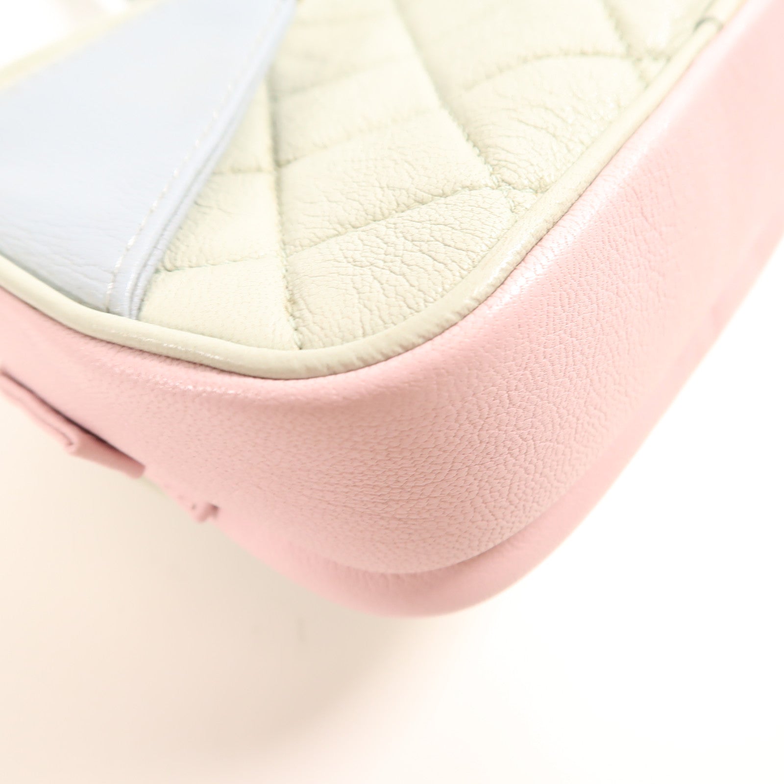 CHANEL 牛皮皮革Waist Bag金扣鏈帶腰包