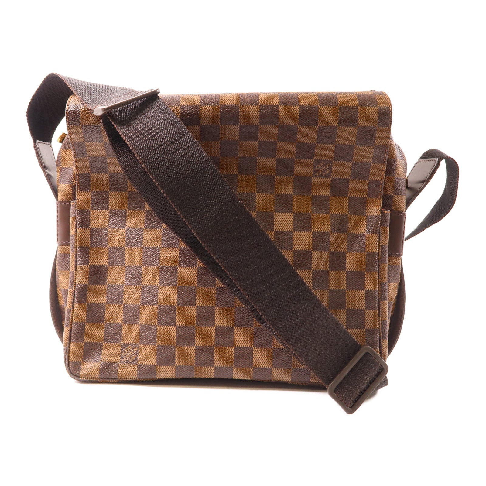 LOUIS VUITTON LV GHW Naviglio Shoulder Bag N45255 Damier Brown