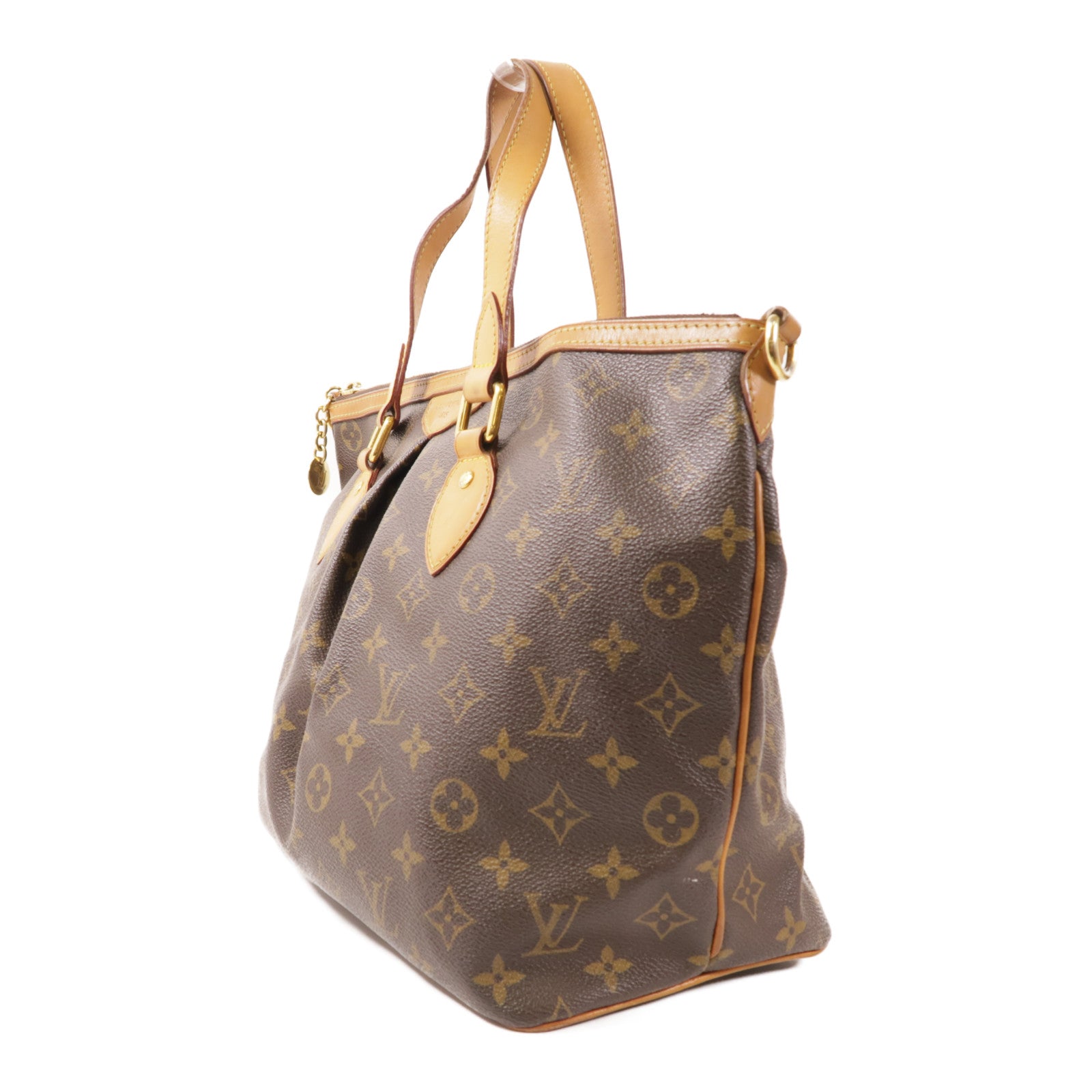 LOUIS VUITTON LV GHW Palermo PM 2 Way Shoulder Bag M40145 Monogram Brown