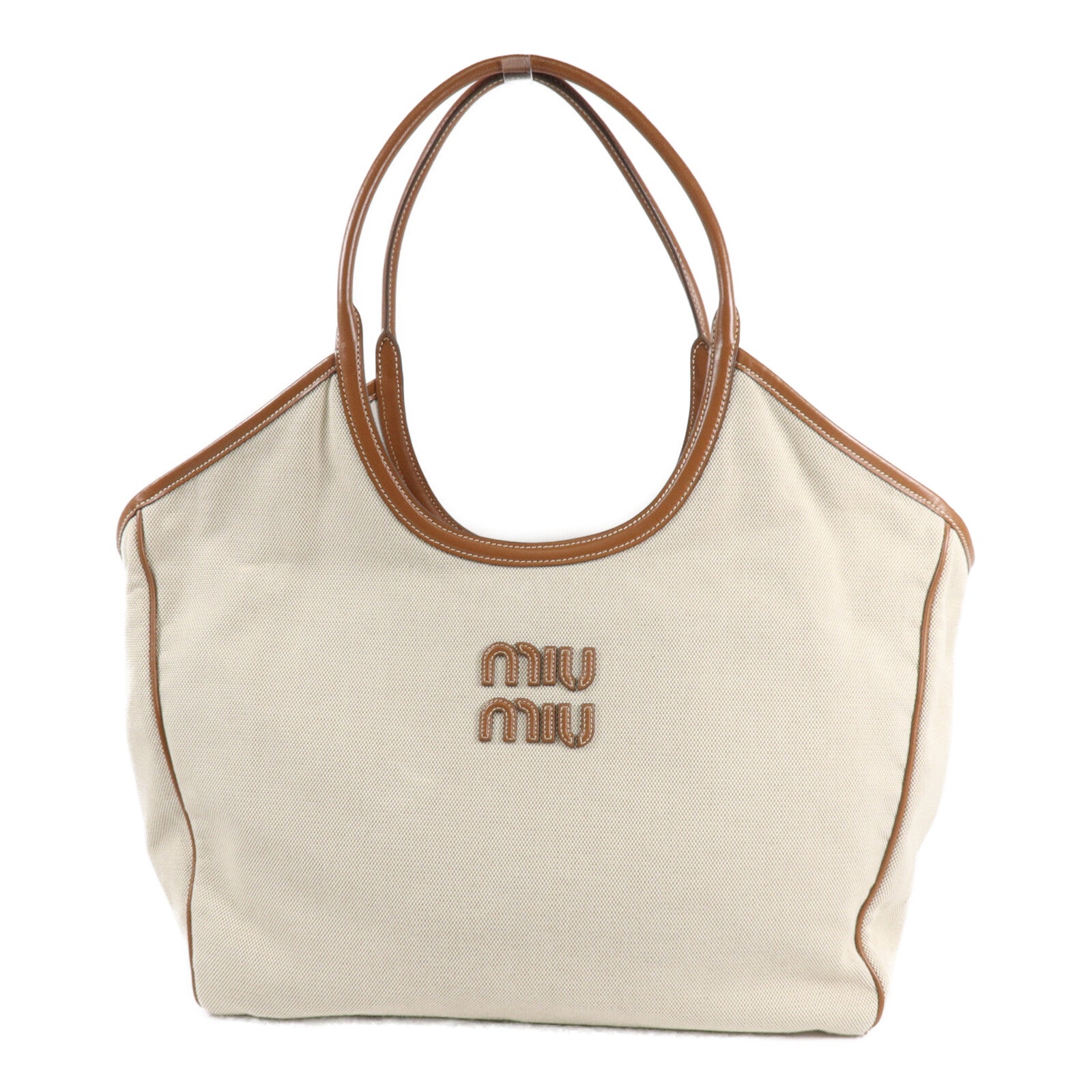 Miu Miu 帆布Ivy Tote Bag肩背袋/手挽袋