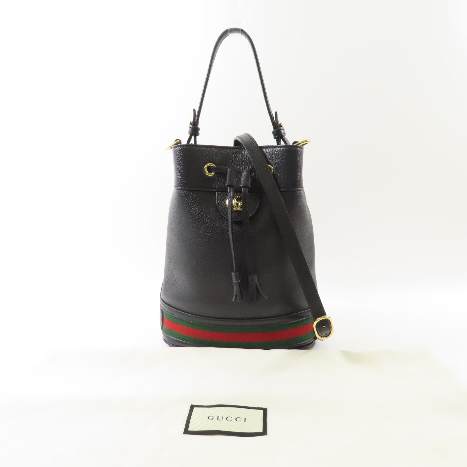 GUCCI 牛皮皮革Ophidia金扣手挽肩背兩用袋
