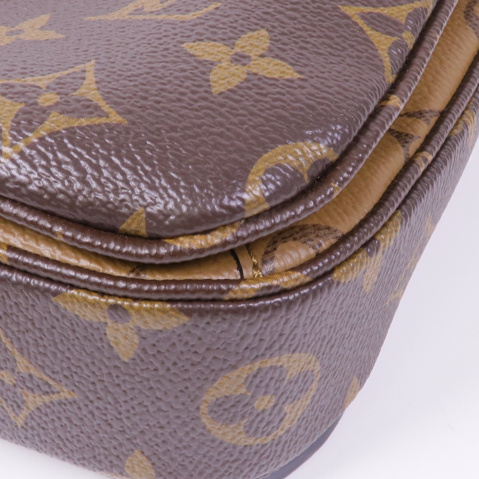 LOUIS VUITTON Monogram Reverse Pochette Metis金扣手挽肩背兩用袋