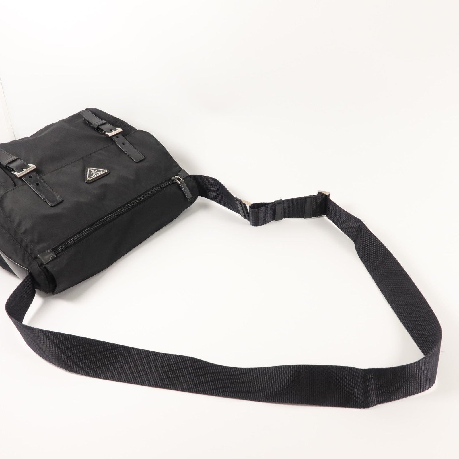 PRADA 尼龍Messenger Bag肩背袋