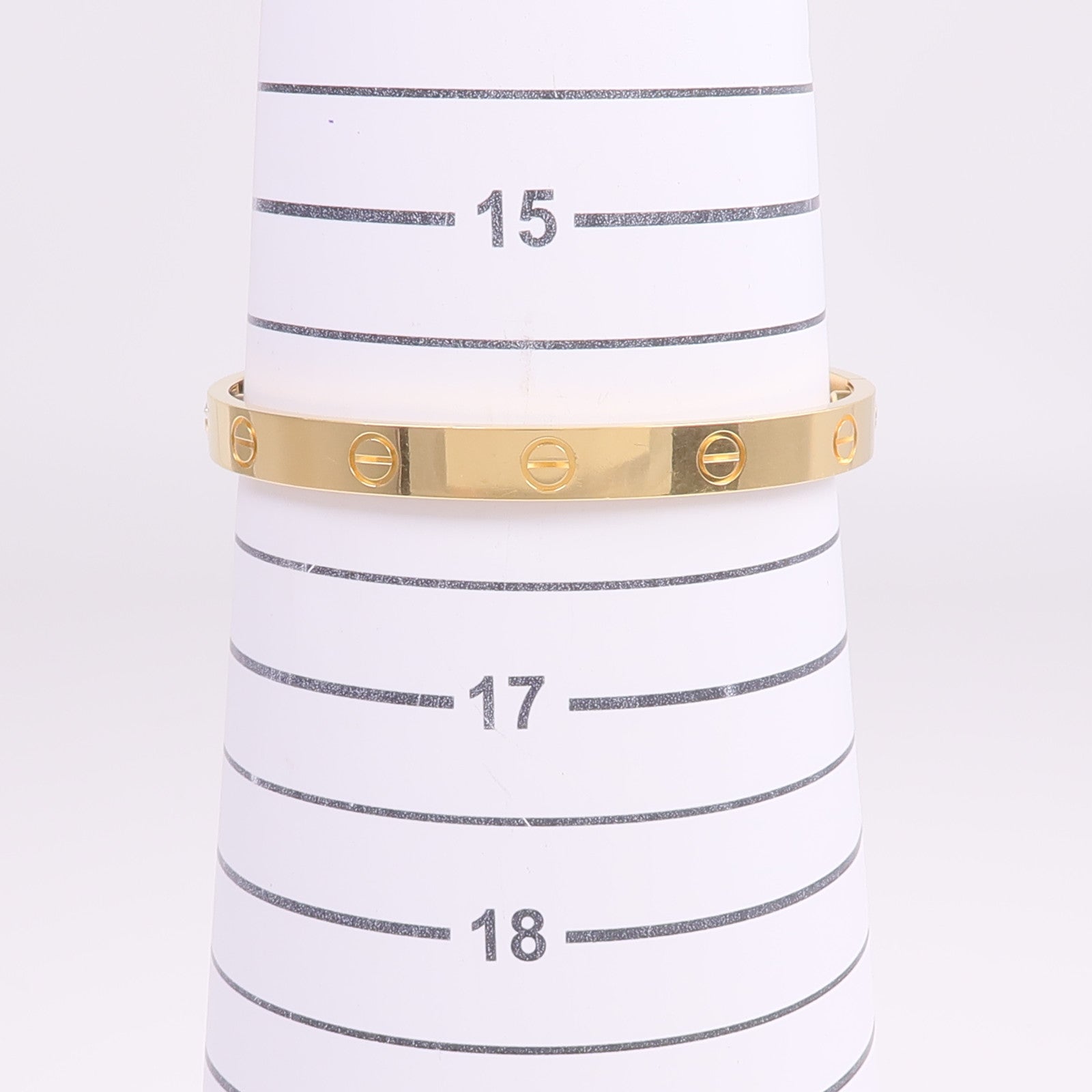 CARTIER 18K黃金Love Bracelet手鐲