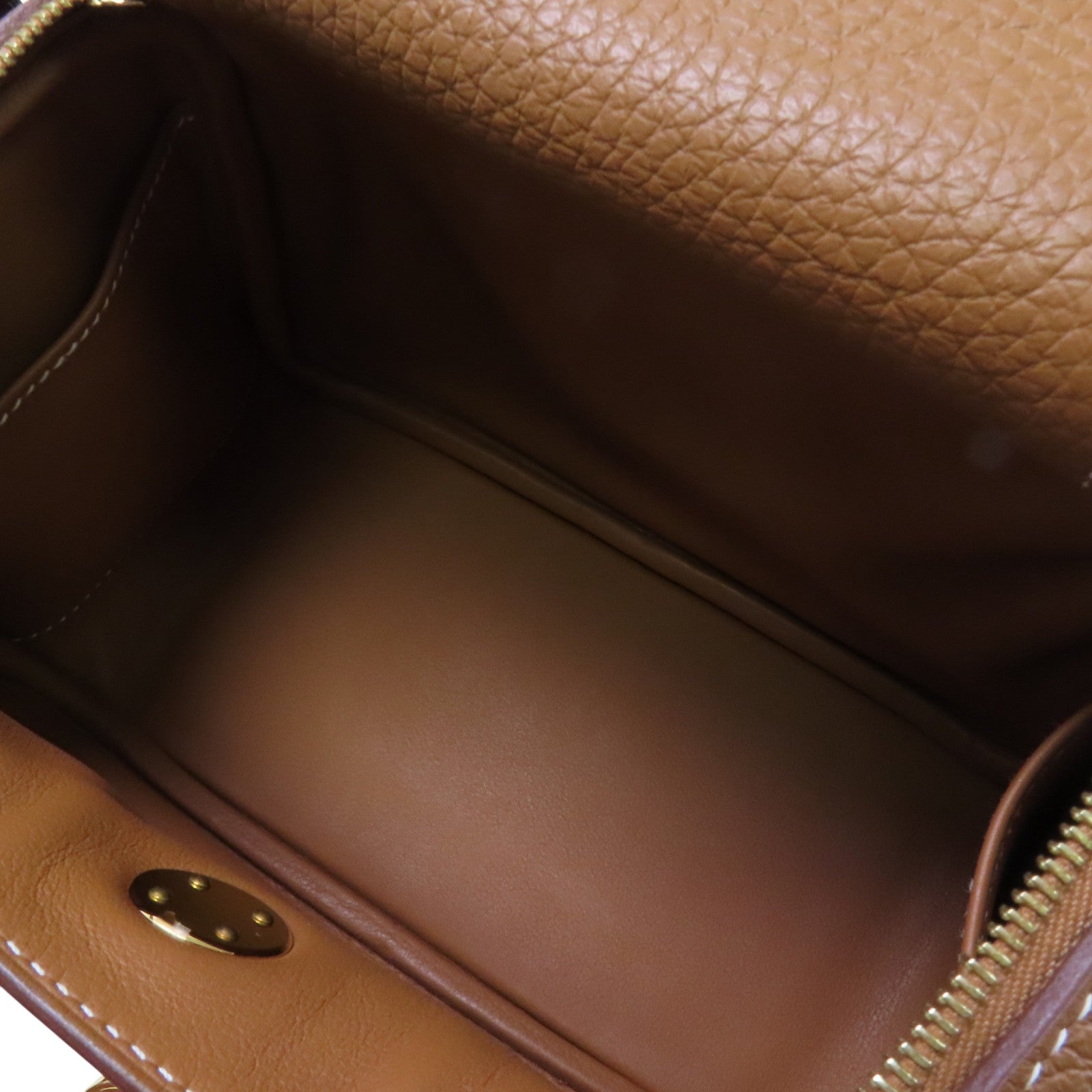 HERMES Clemence皮革Mini Lindy金扣肩背袋