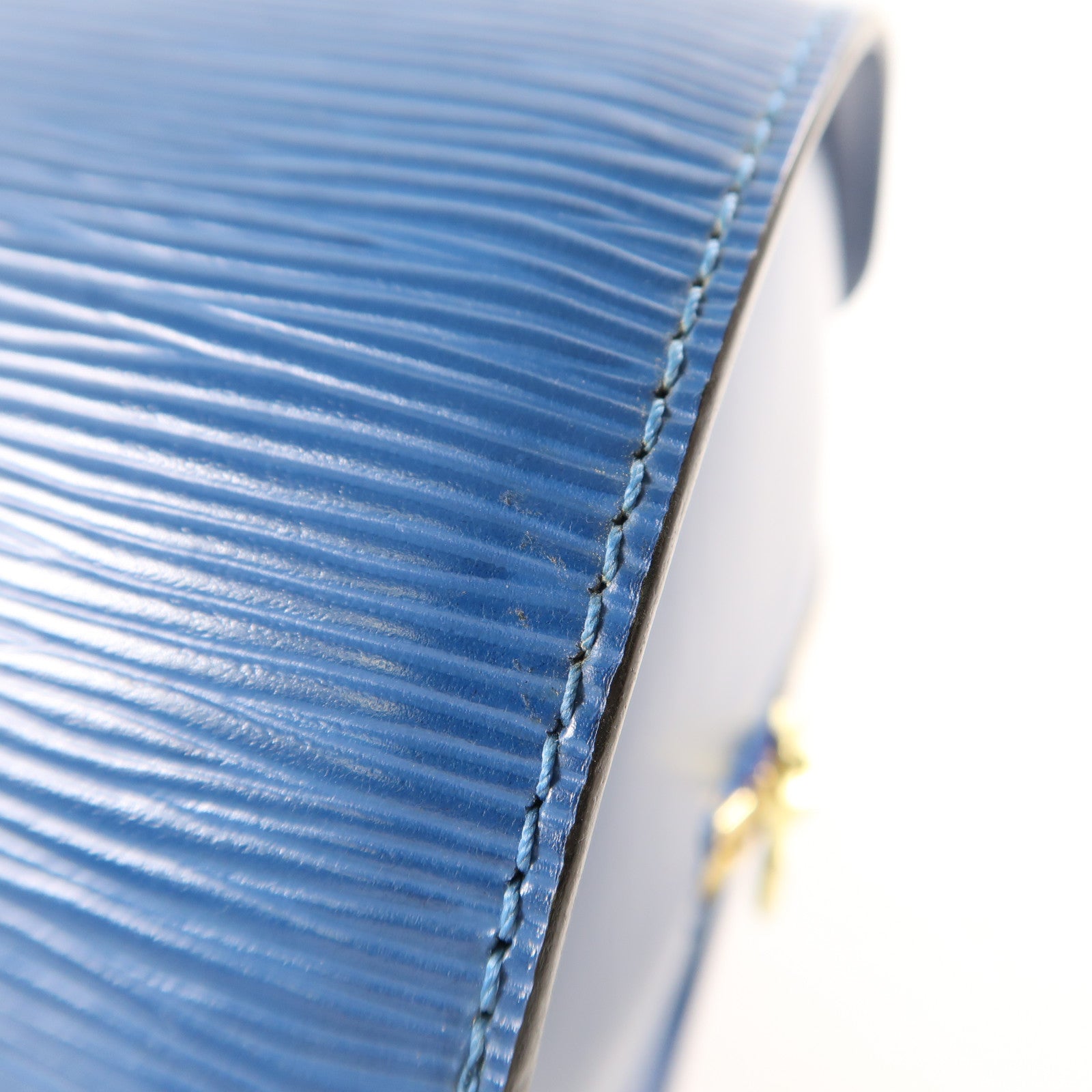 LOUIS VUITTON LV Soufflot Handbag M52225 Epi Blue