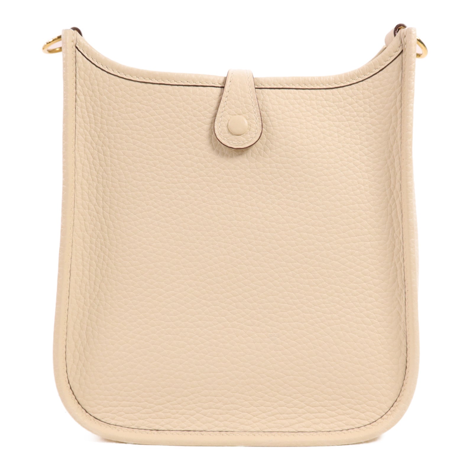 HERMES Clemence皮革Evelyne TPM金扣肩背袋Nata