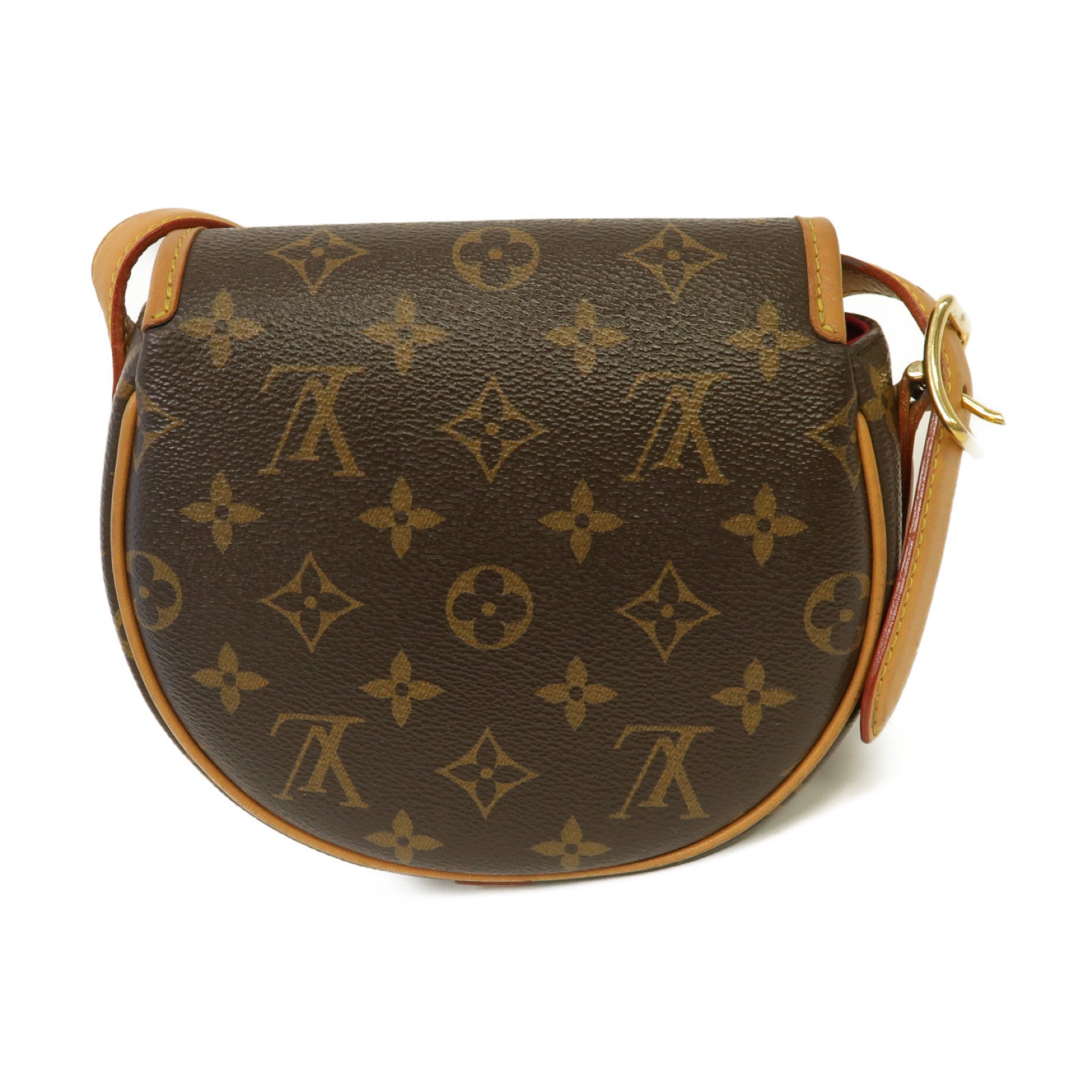 LOUIS VUITTON 【激減優惠】Monogram Tambourine金扣肩背袋棕色