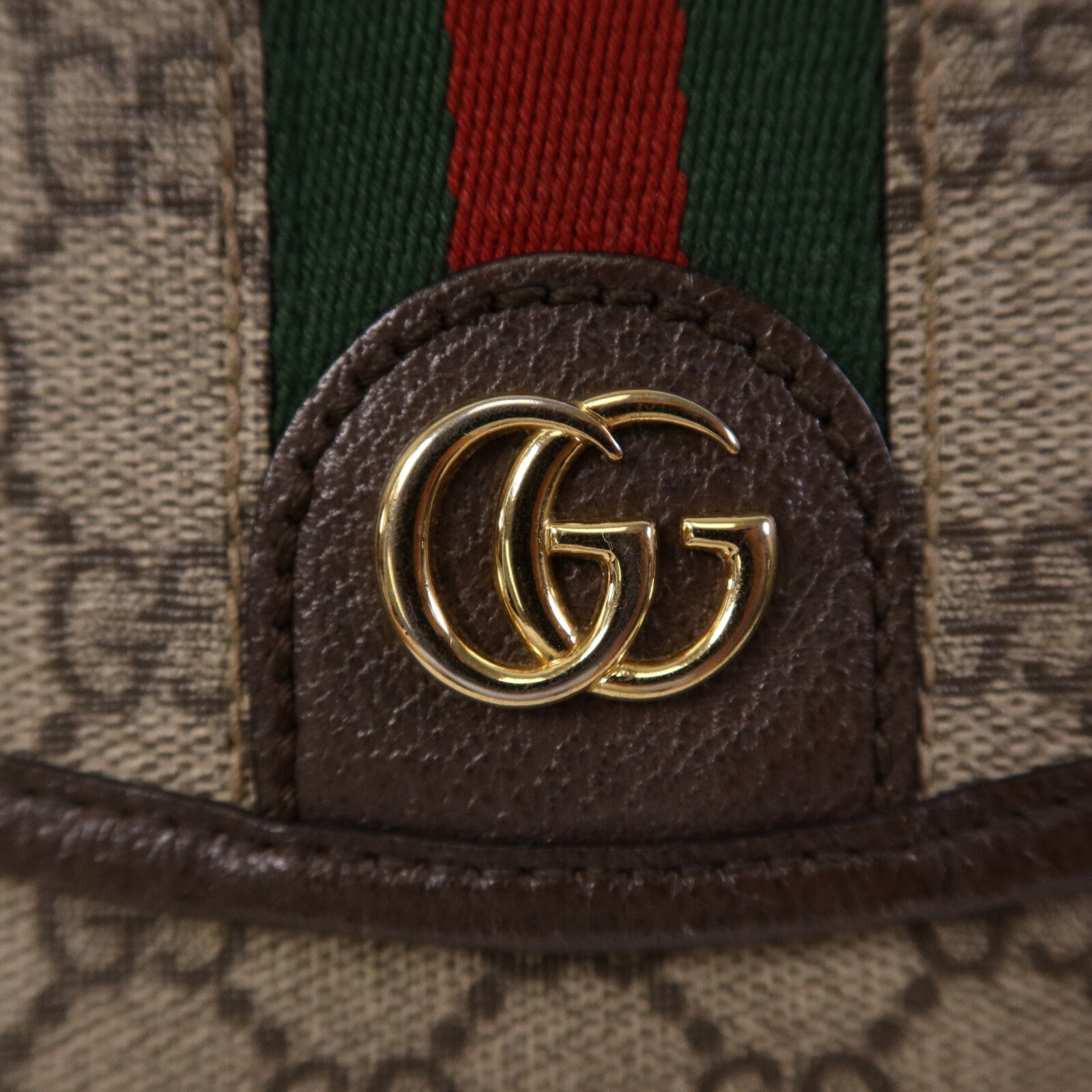 GUCCI 【激減優惠】塗層帆布Ophidia GG Shoulder Bag金扣肩背袋