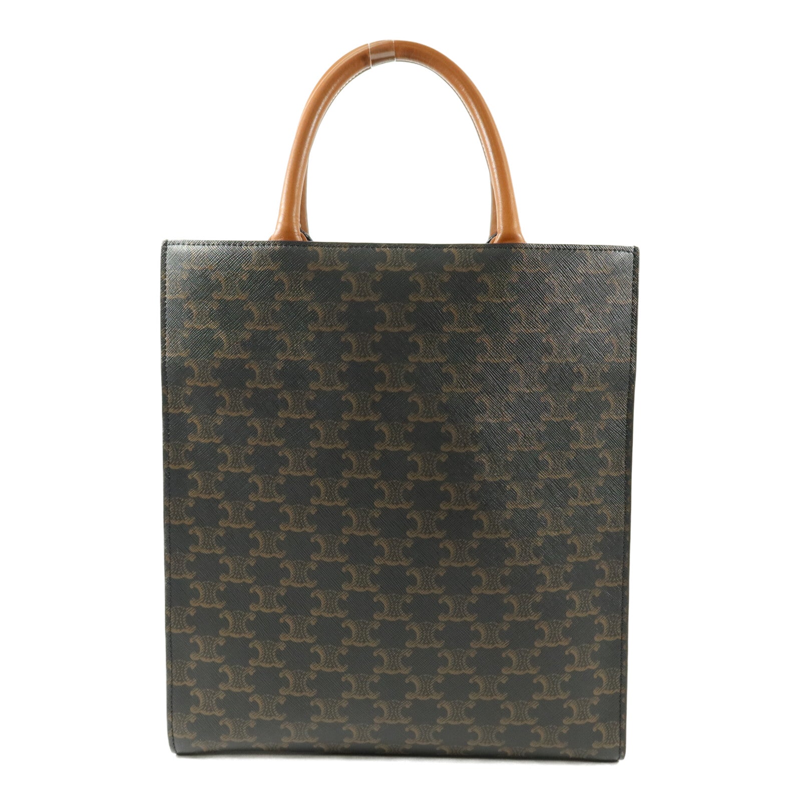 CELINE 塗層帆布Triomphe Cabas Vertical Large Tote手挽肩背兩用袋