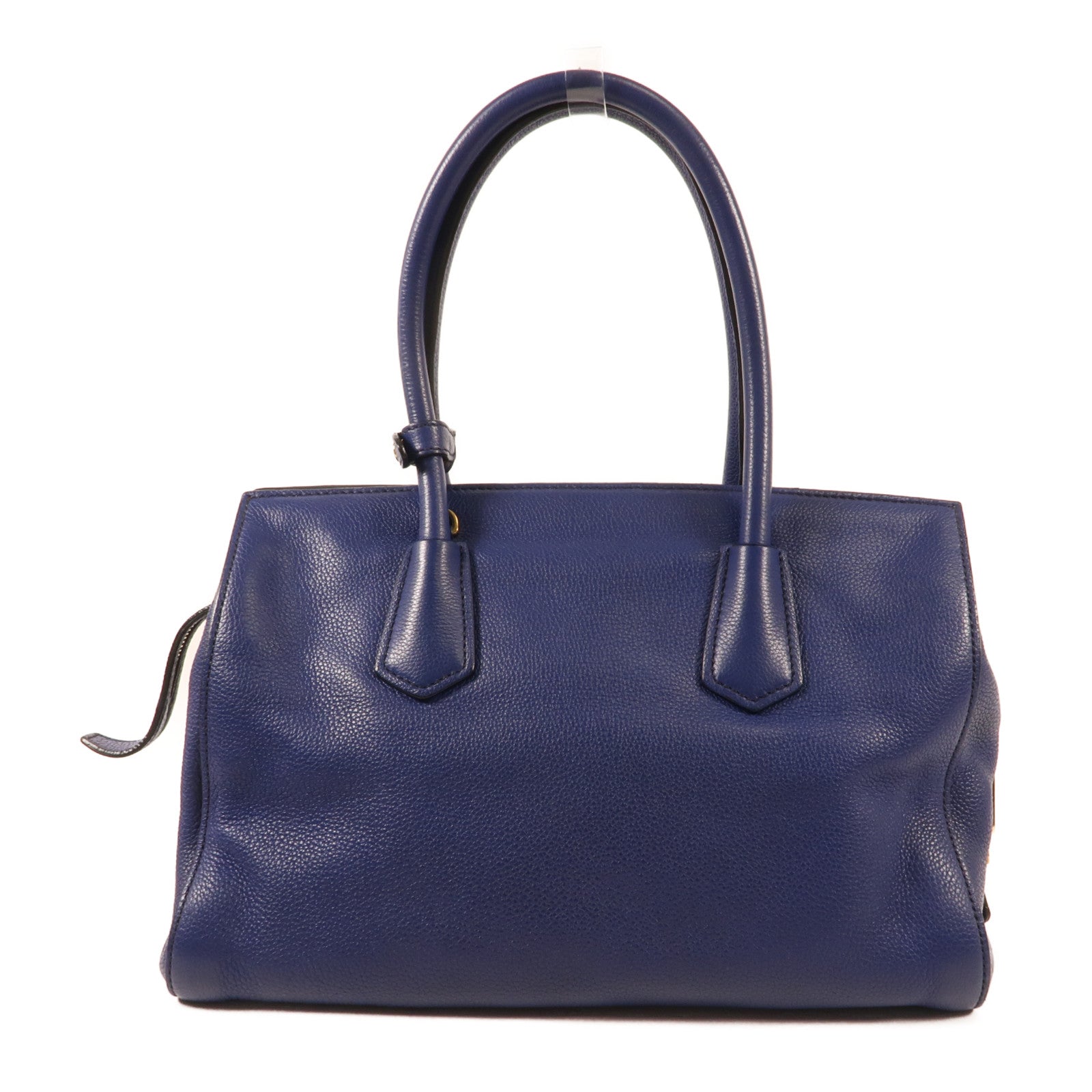 PRADA 牛皮皮革2 way Shoulder金扣手挽肩背兩用袋