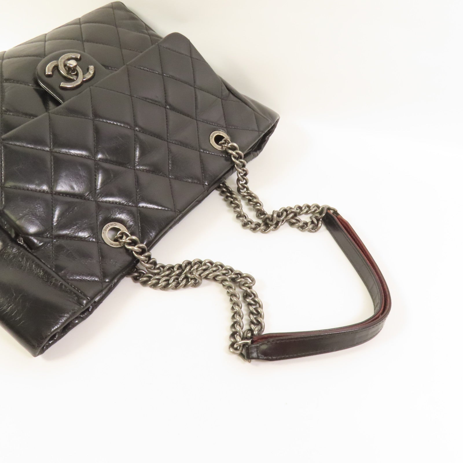 CHANEL 牛皮皮革Chain Shoulder肩背袋