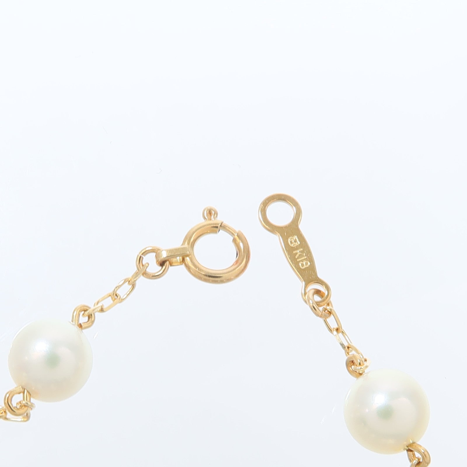 MIKIMOTO 18K黃金Pearl Bracelet珍珠手鏈
