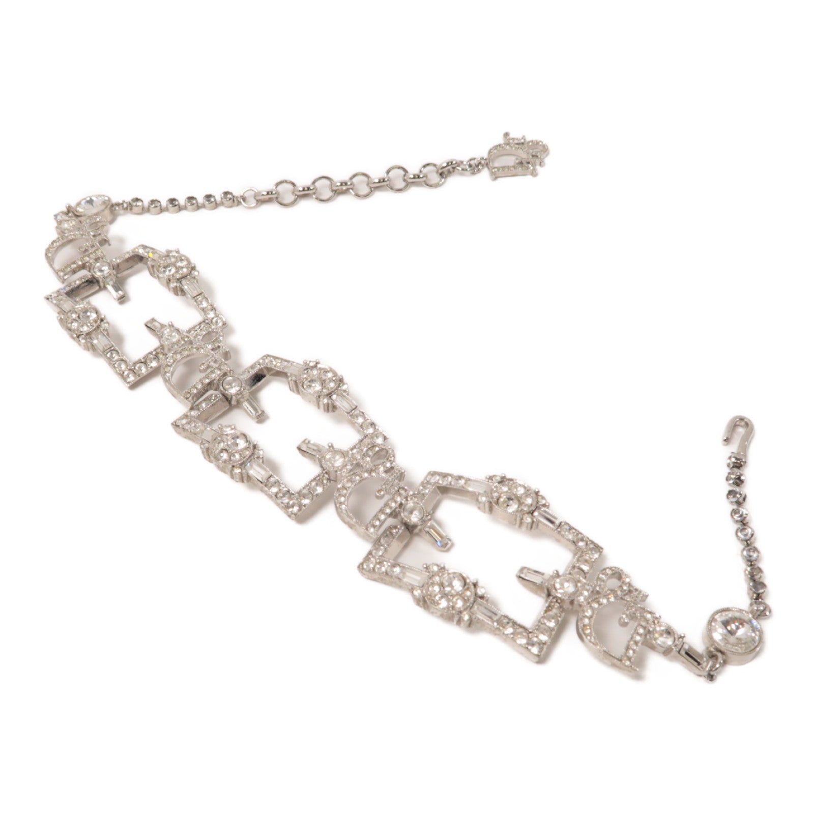 Dior PVC/金屬Necklace項鍊銀色/透明