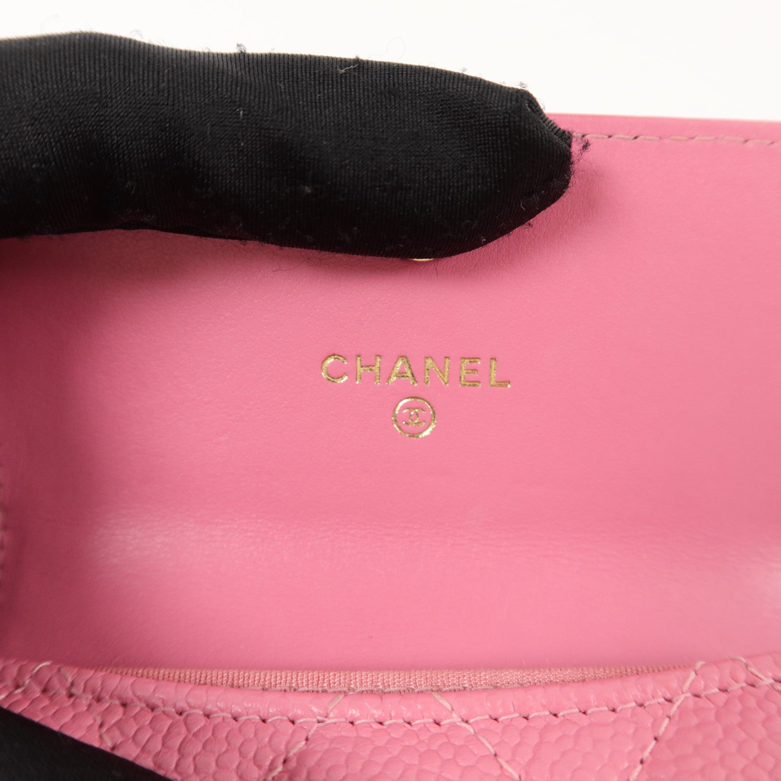 CHANEL 牛皮皮革CC Filigree Small Flap Wallet卡片套