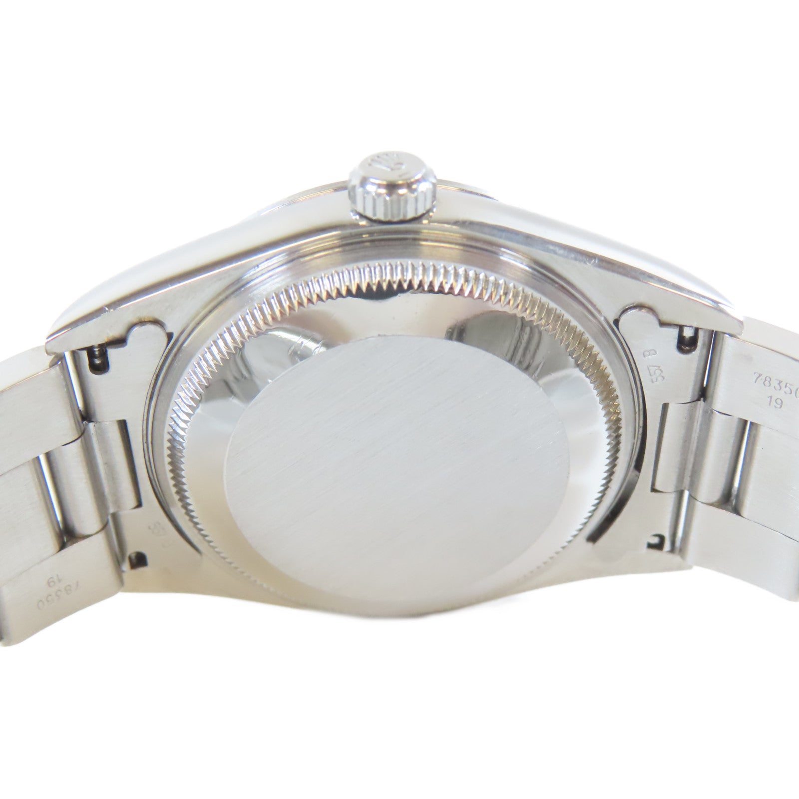ROLEX Date不鏽鋼手錶自動機芯藍色#16.75cm