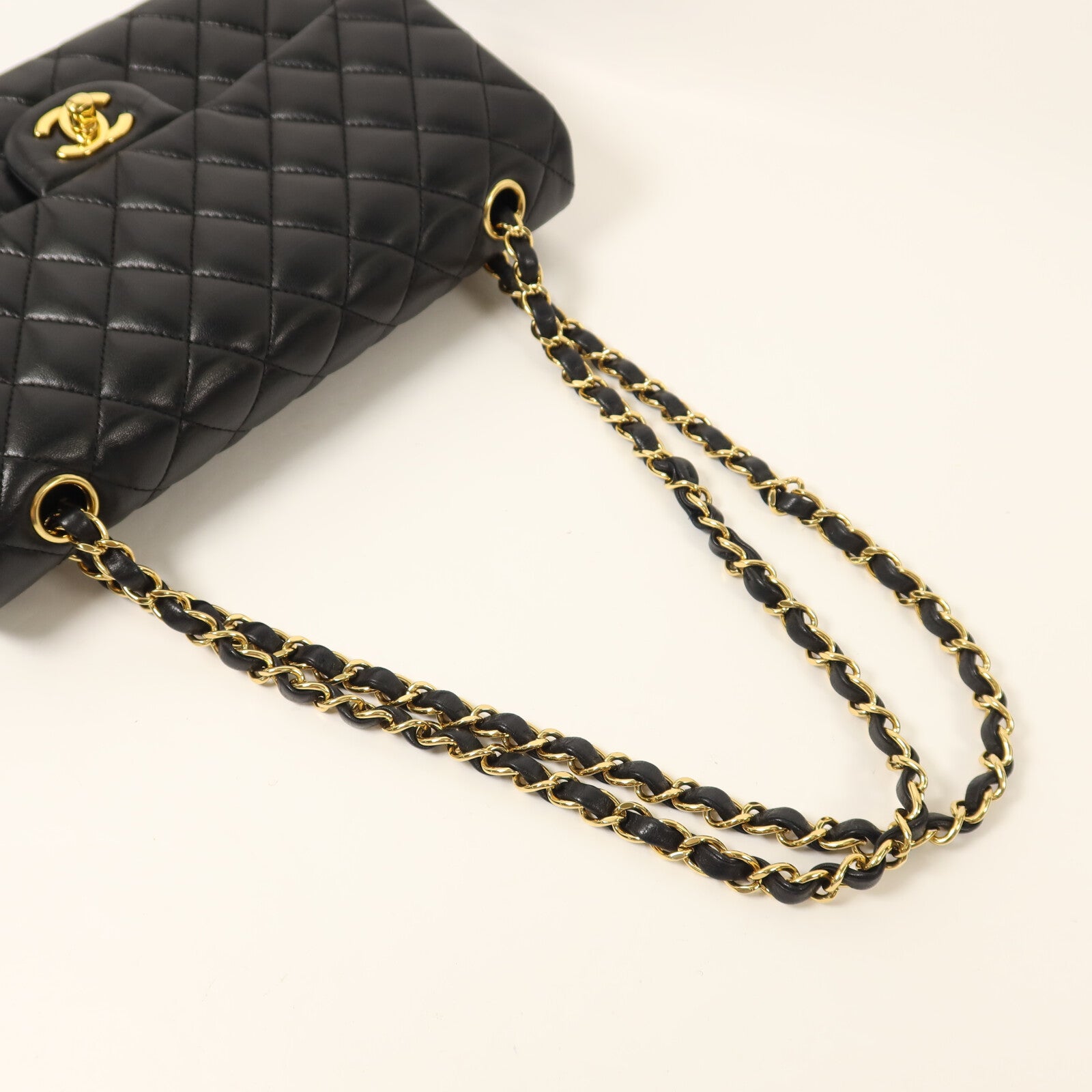 CHANEL 羊皮皮革Classic 25鏈帶肩背袋