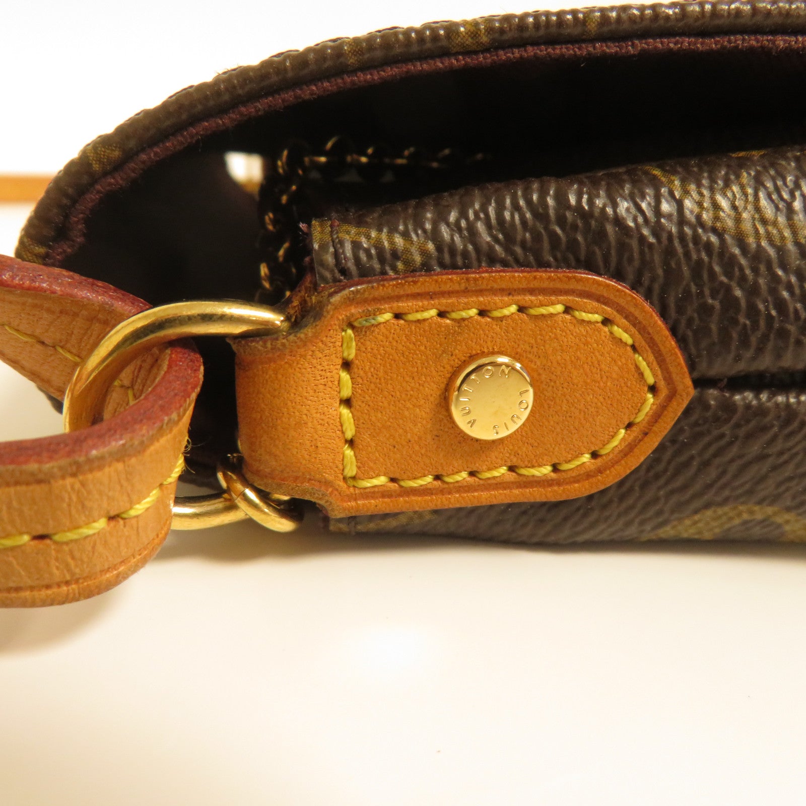 LOUIS VUITTON Monogram Favorite MM金扣手挽肩背兩用袋啡色