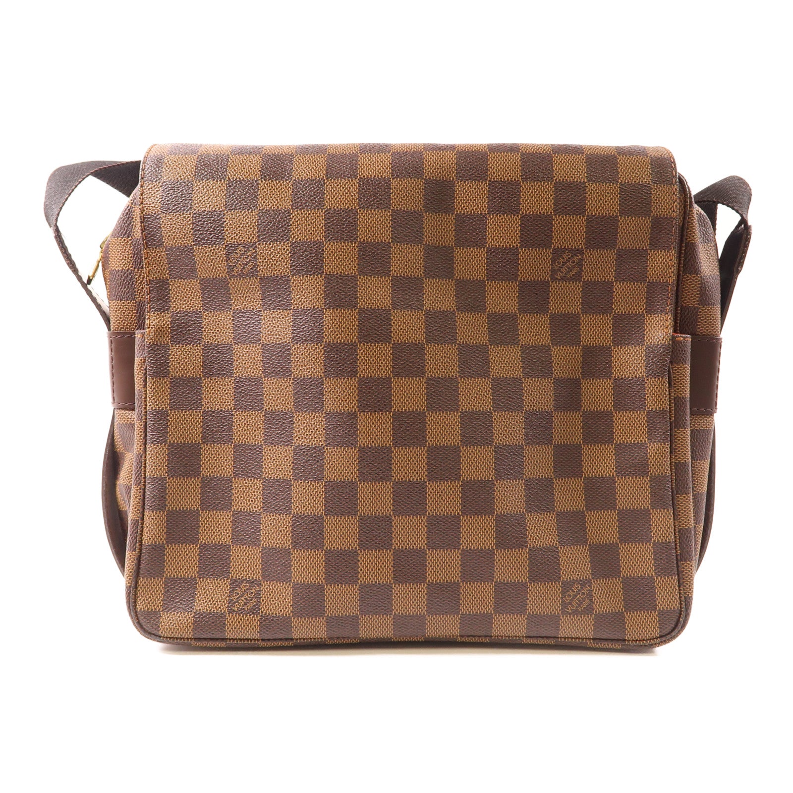 LOUIS VUITTON LV GHW Naviglio Shoulder Bag N45255 Damier Brown