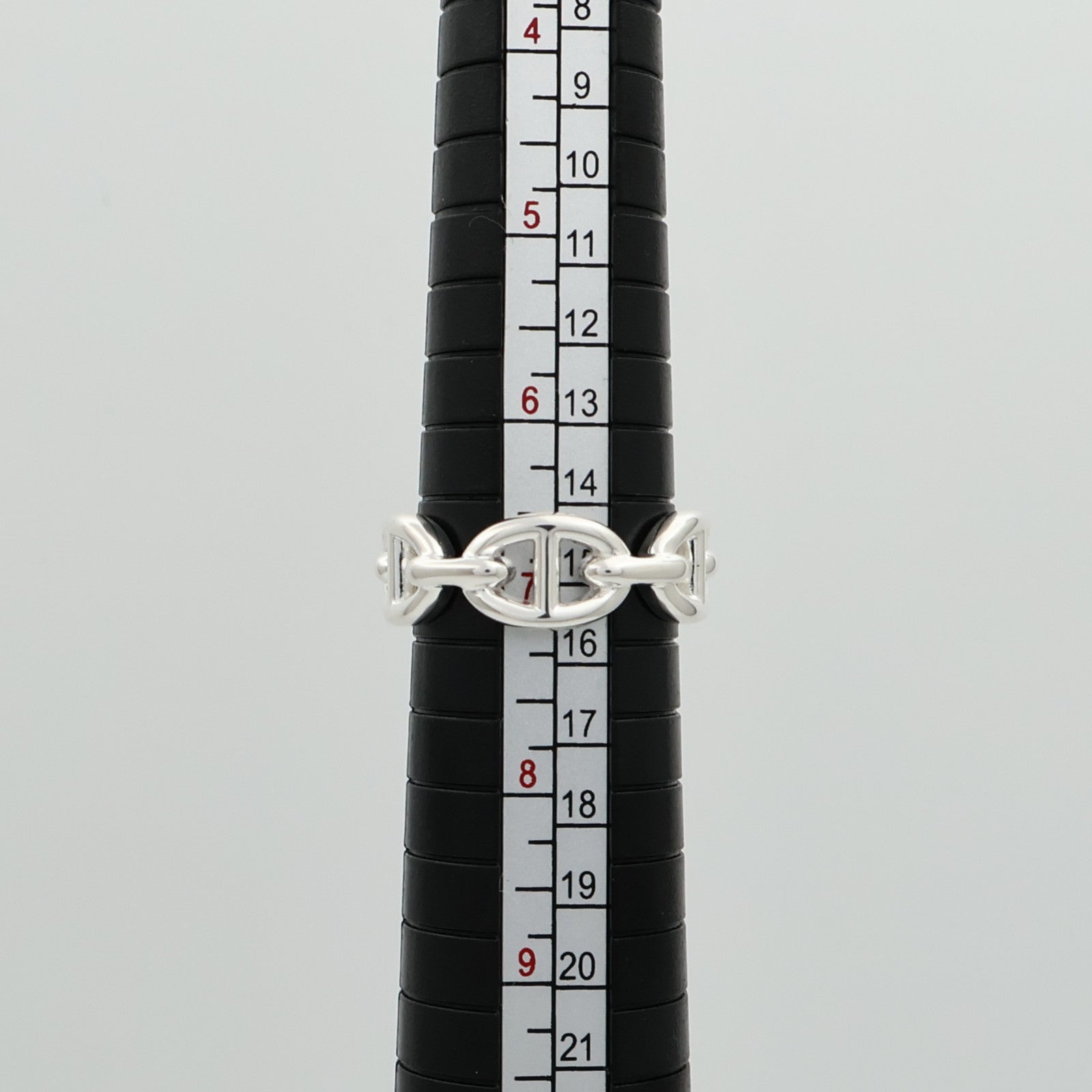 HERMES 925純銀Chaine d'ancre Enchainee Ring戒指
