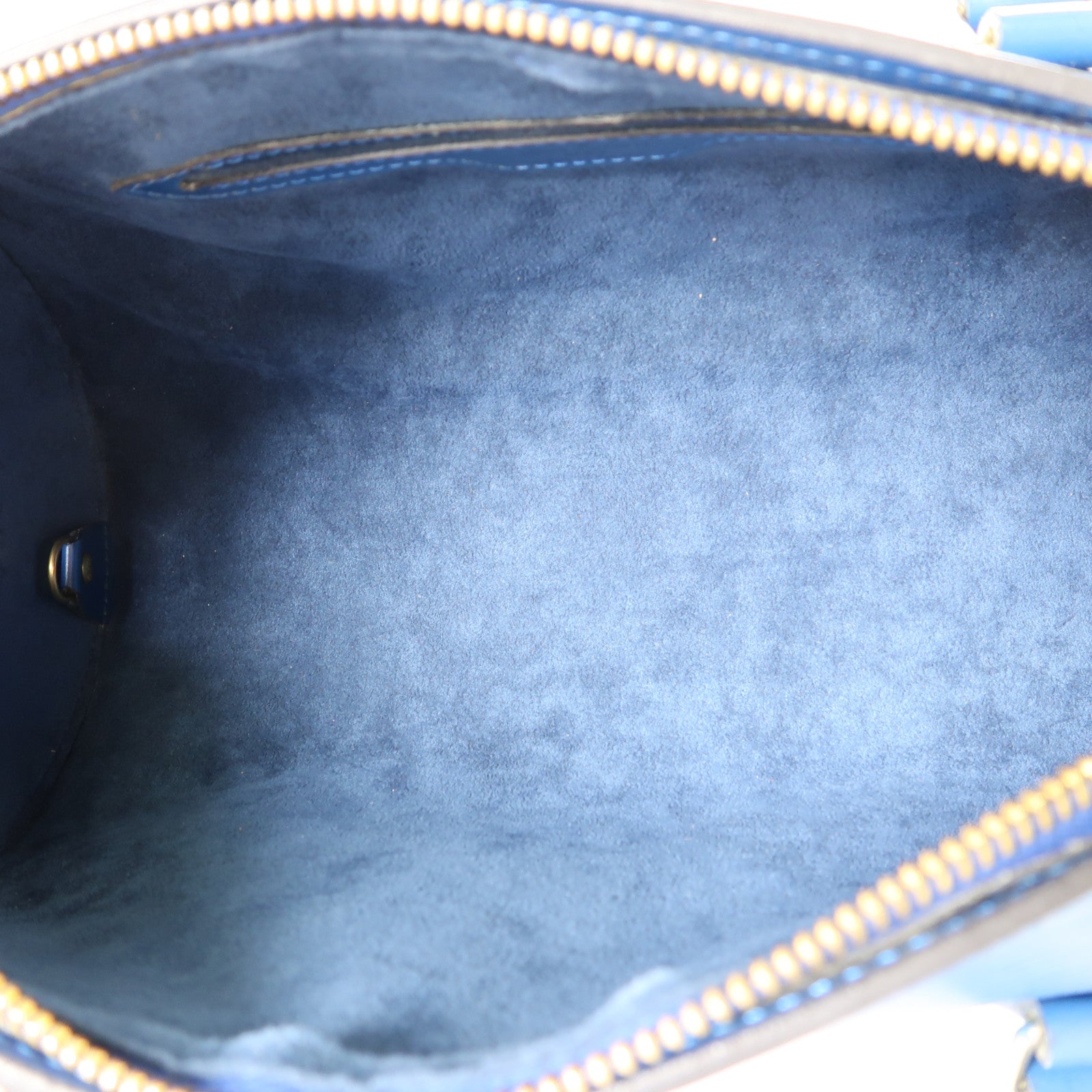 LOUIS VUITTON LV Soufflot Handbag M52225 Epi Blue