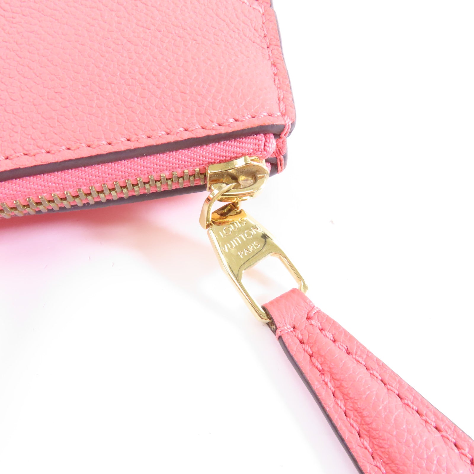 LOUIS VUITTON 【激減優惠】Monogram Empreinte Neuf MM金扣手挽肩背兩用袋粉紅色
