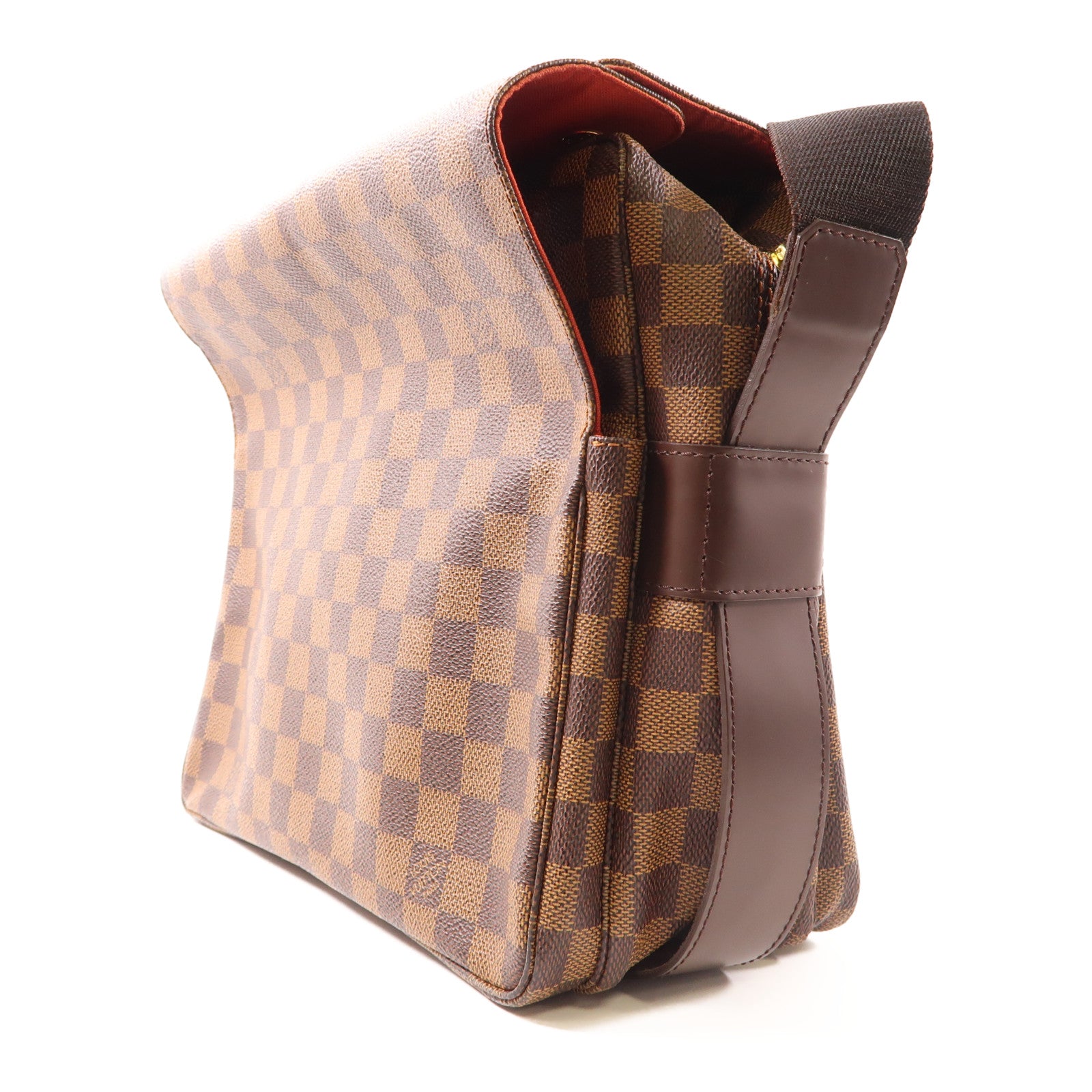 LOUIS VUITTON LV GHW Naviglio Shoulder Bag N45255 Damier Brown