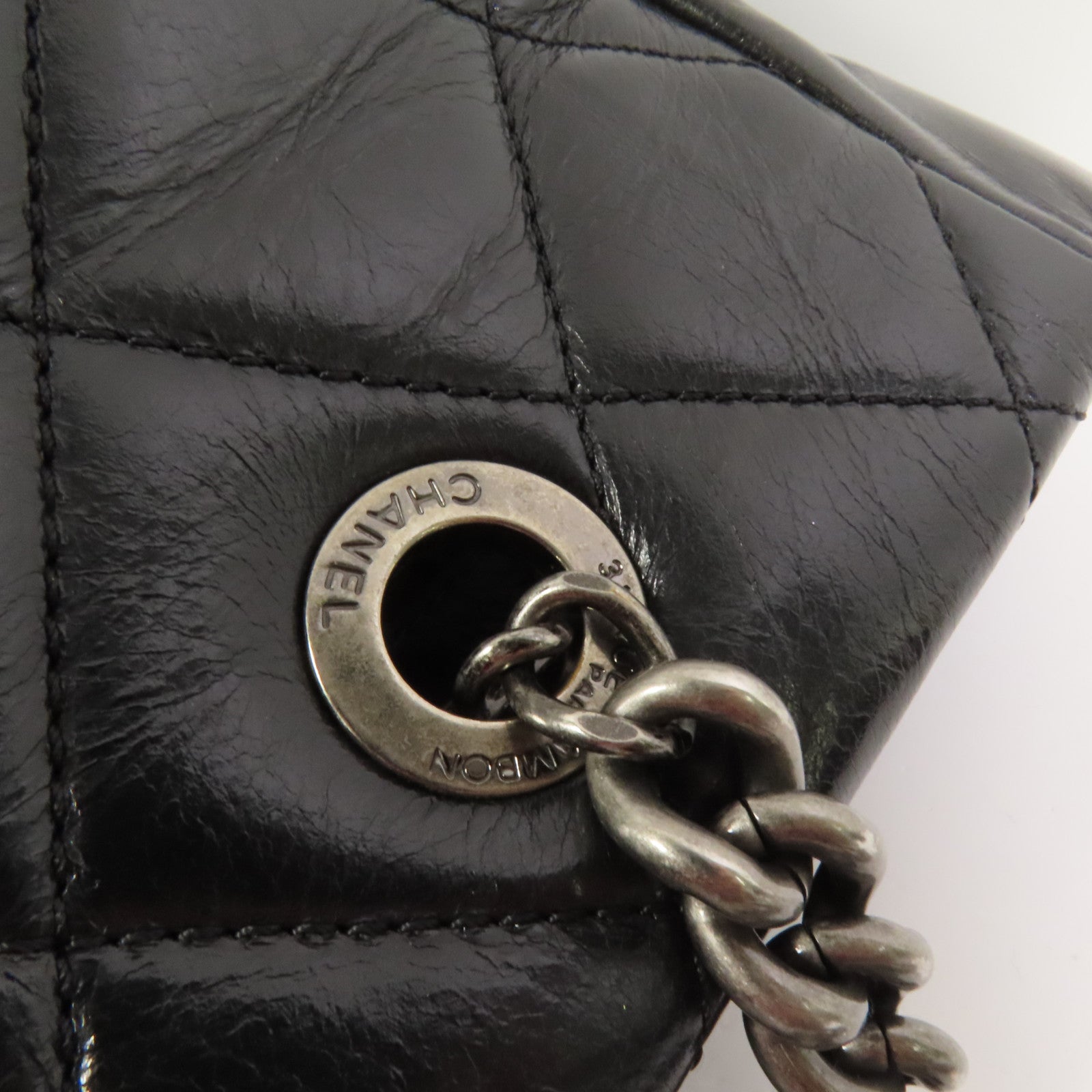 CHANEL 牛皮皮革Chain Shoulder肩背袋