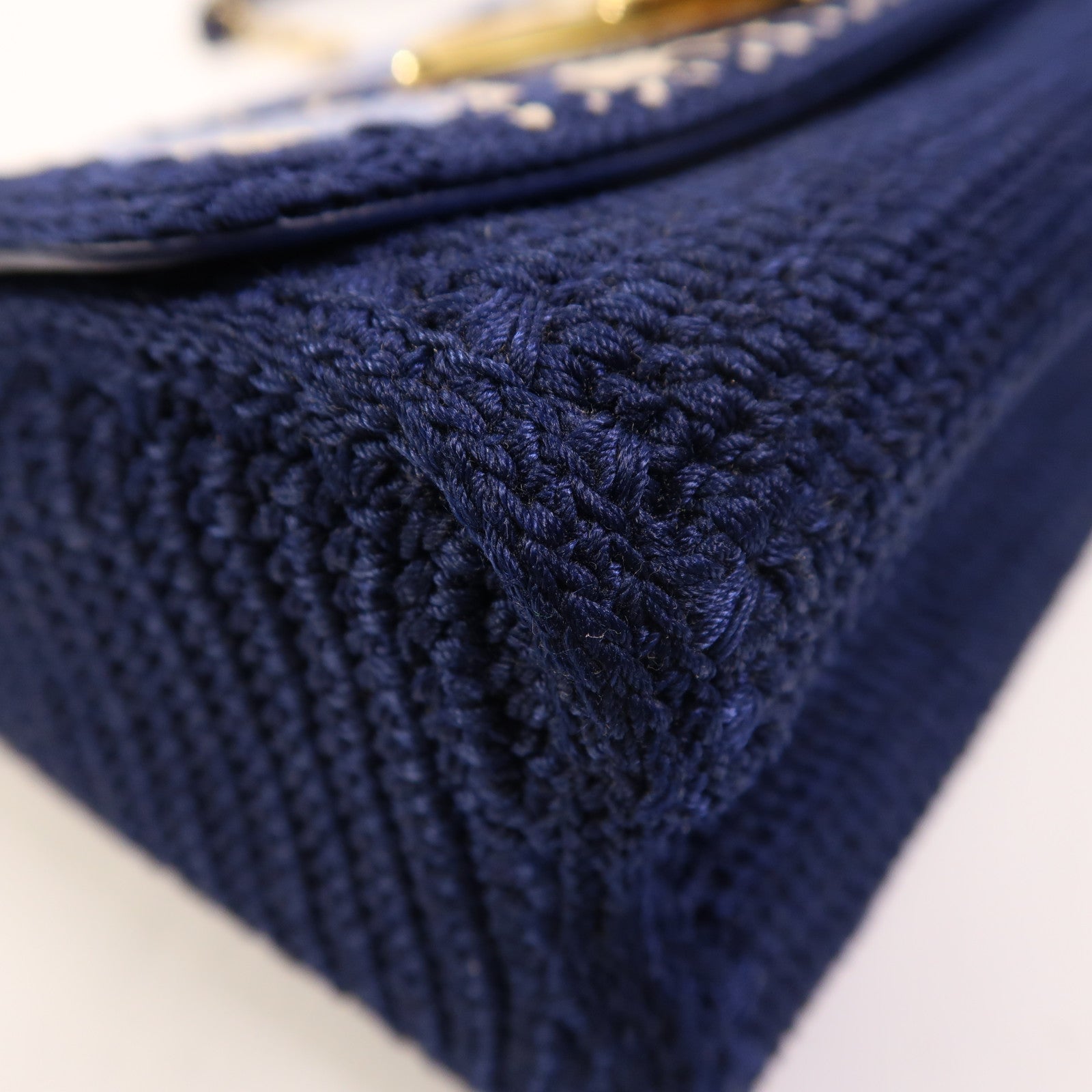 LOUIS VUITTON Crochet Twist MM金扣鏈帶肩背袋