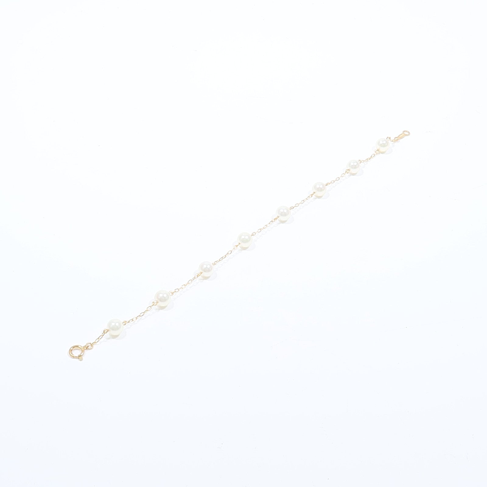 MIKIMOTO 18K黃金Pearl Bracelet珍珠手鏈