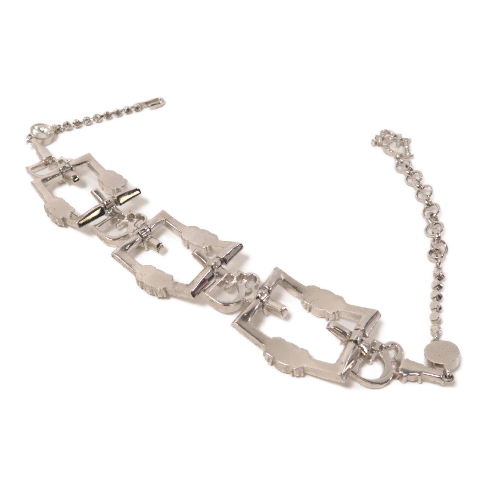 Dior PVC/金屬Necklace項鍊銀色/透明