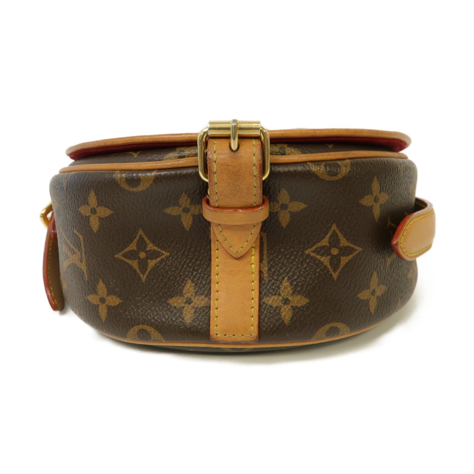 LOUIS VUITTON 【激減優惠】Monogram Tambourine金扣肩背袋棕色