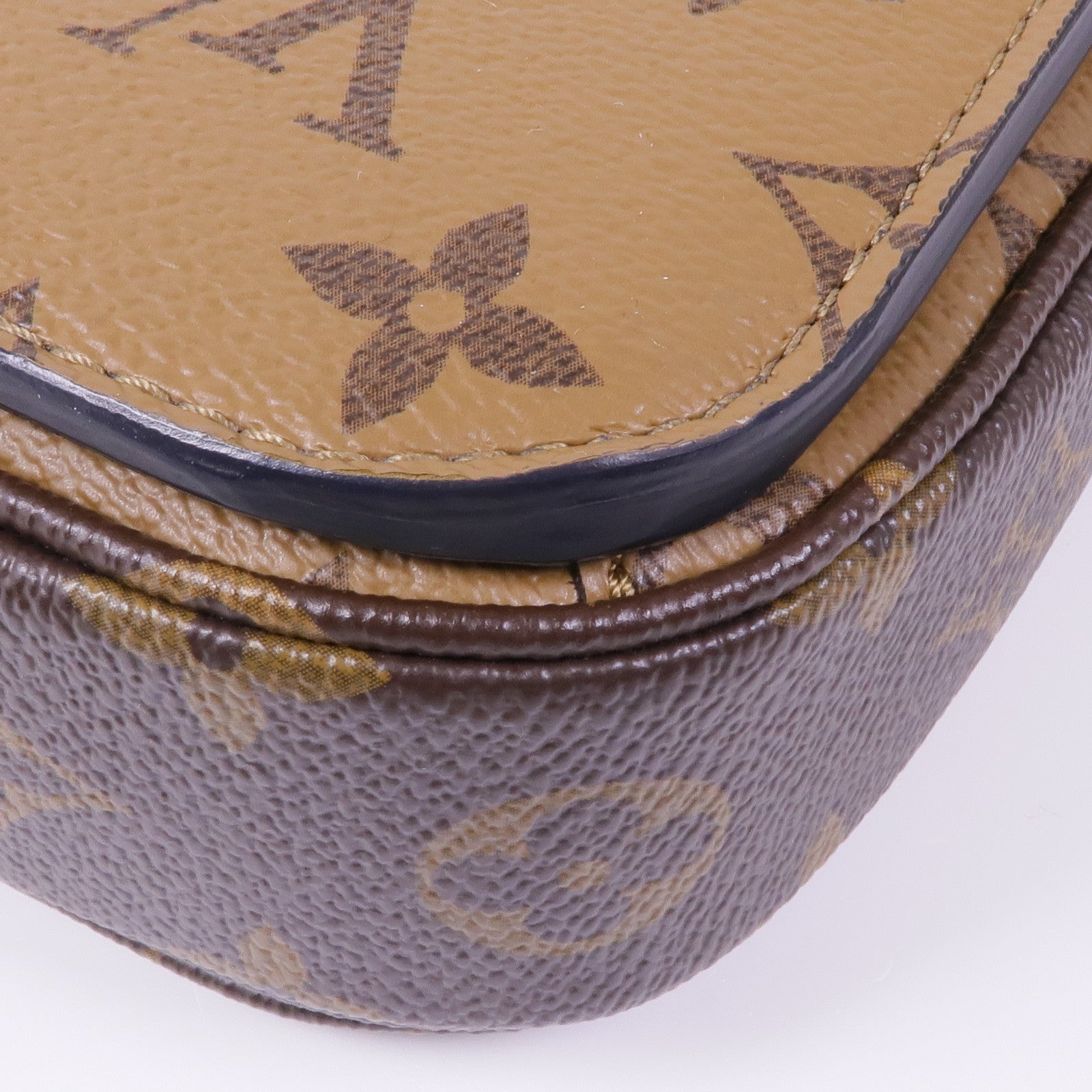 LOUIS VUITTON Monogram Reverse Pochette Metis金扣手挽肩背兩用袋