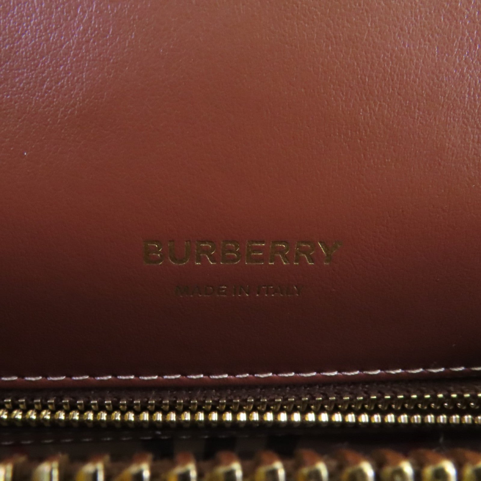 BURBERRY 牛皮皮革/帆布2way Shoulder Bag金扣手挽肩背兩用袋