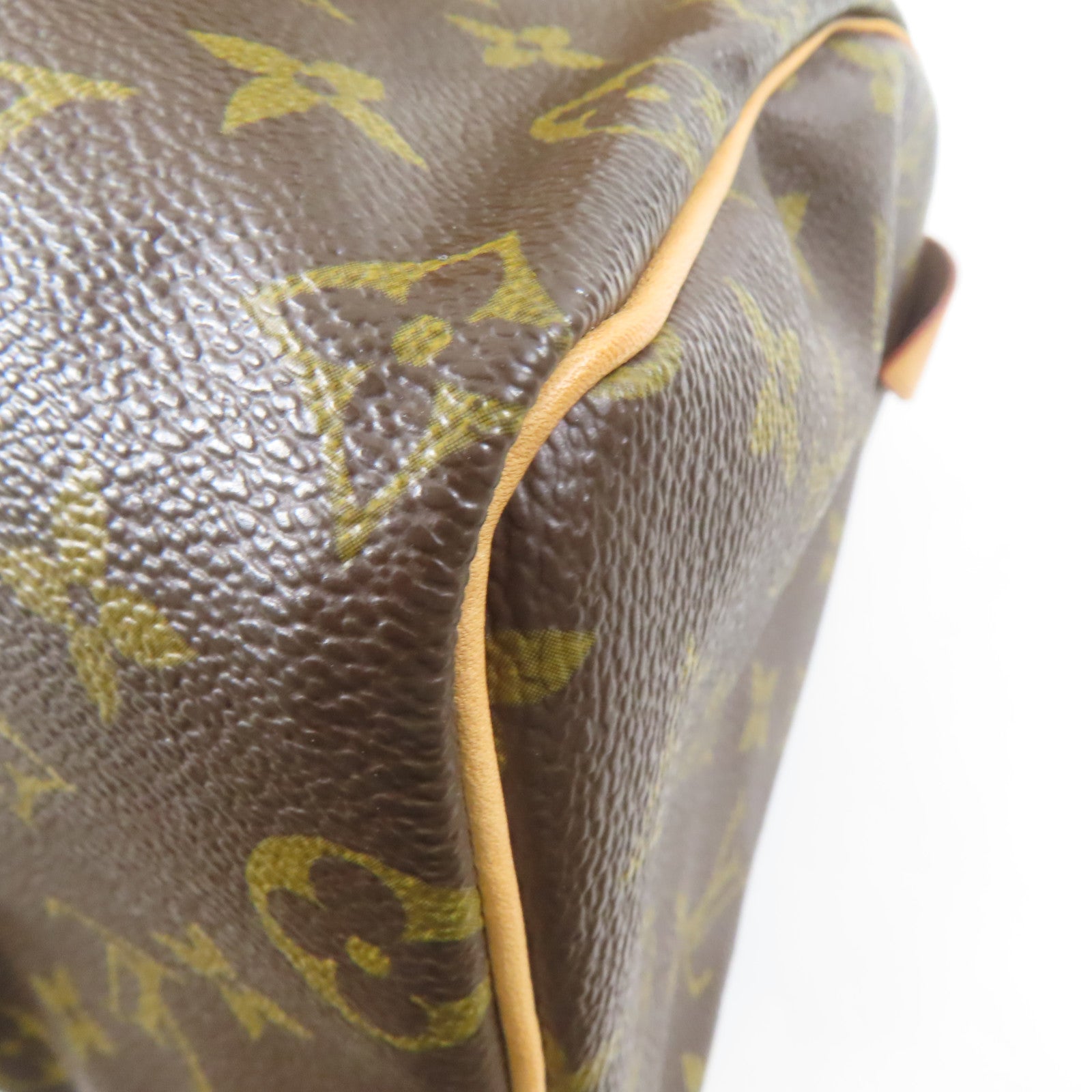 LOUIS VUITTON Monogram Speedy 25金扣手挽袋啡色