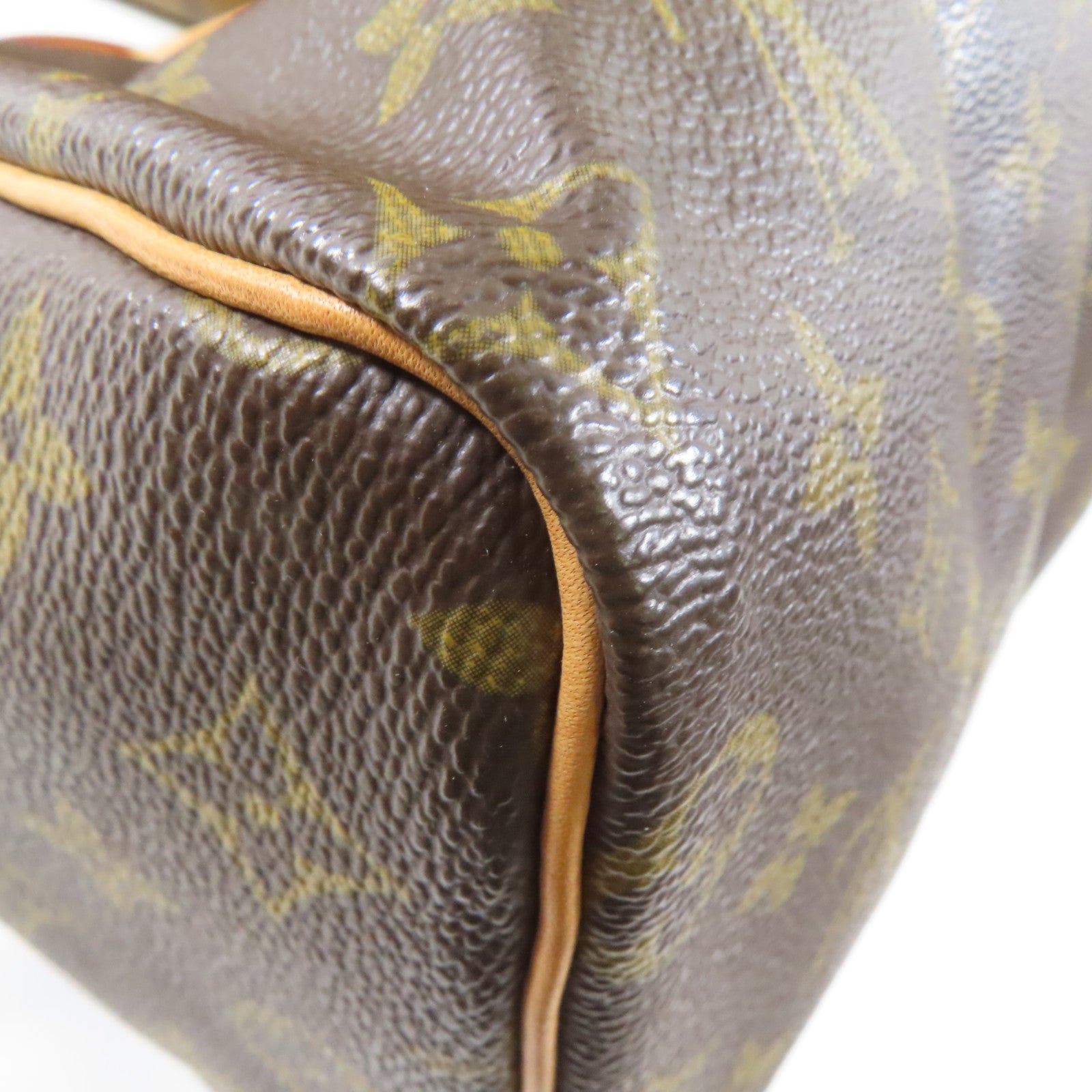 LOUIS VUITTON Monogram Speedy 25金扣手挽袋啡色