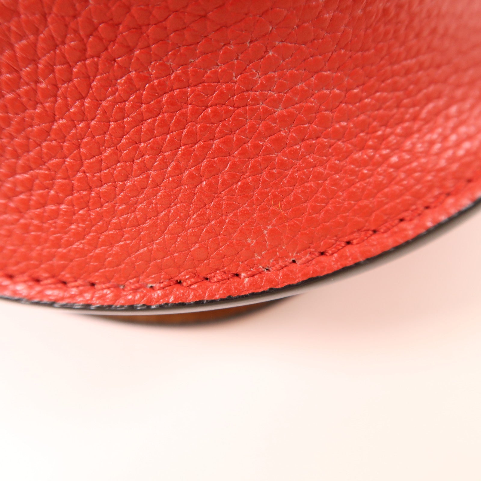 LOEWE 牛皮皮革Gate Mini金扣肩背袋紅色