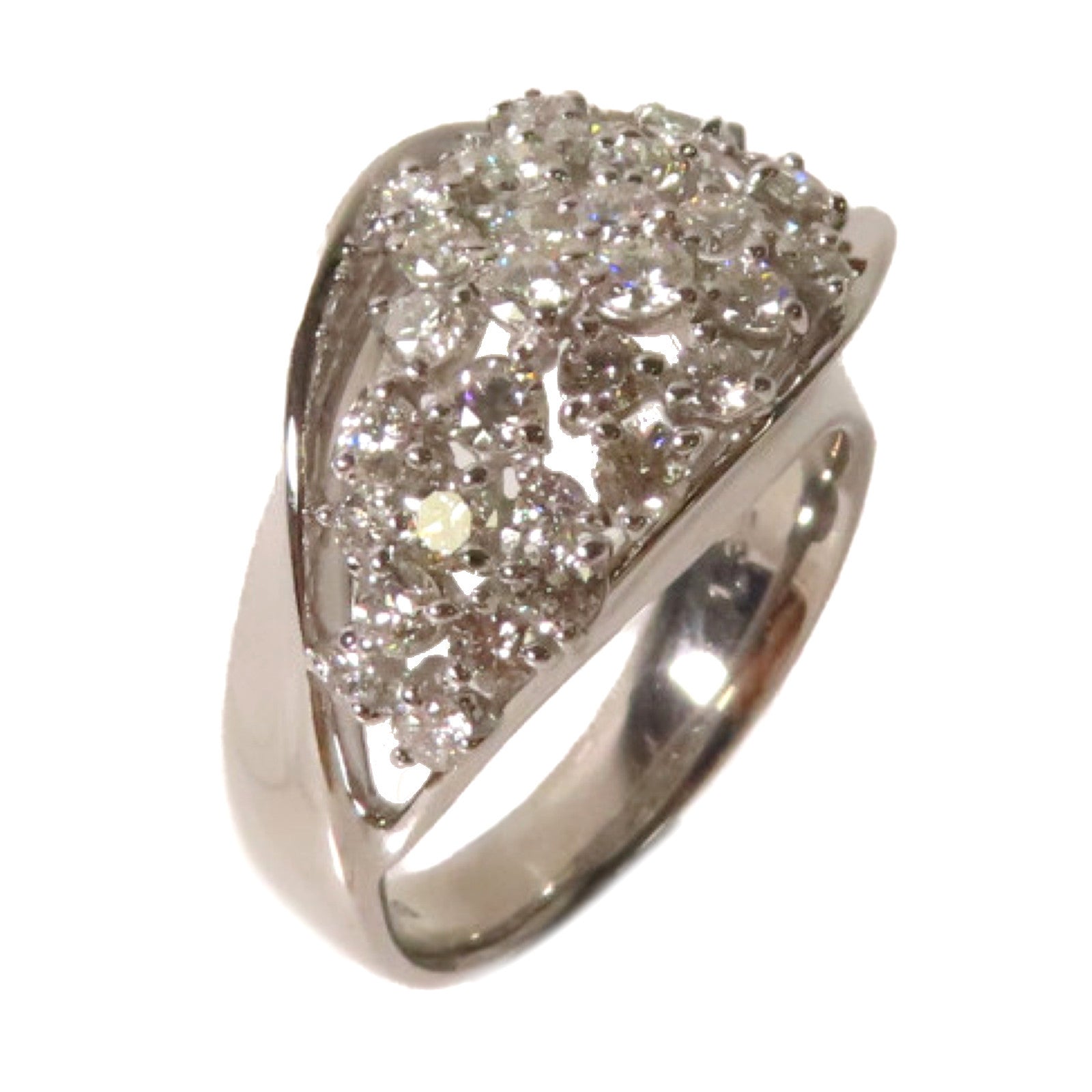 JEWELRY 18K白金/1.32ct鑽石Diamond Ring戒指US#5.75