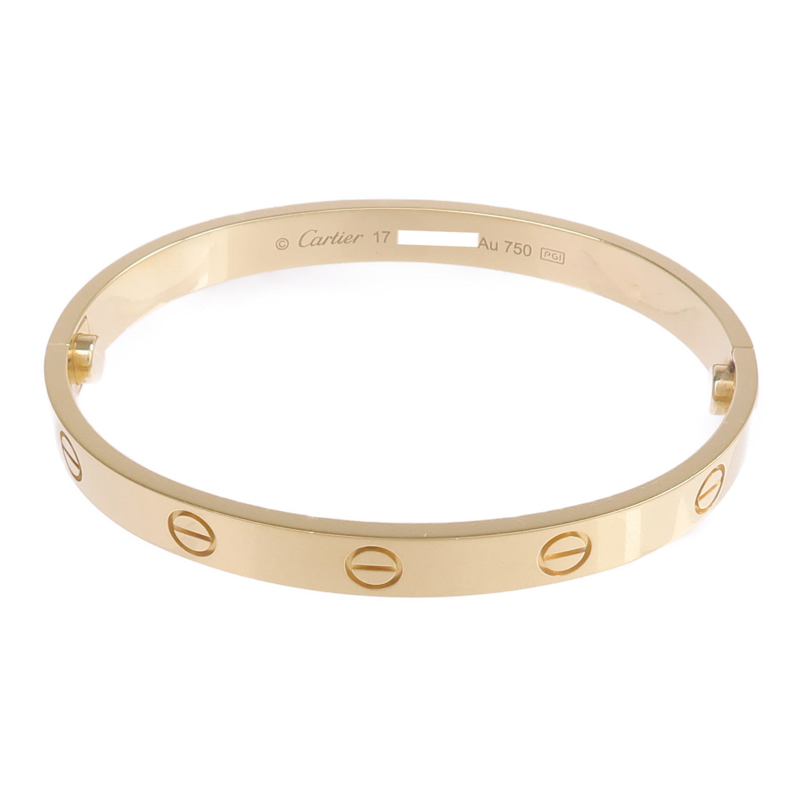 CARTIER 18K黃金Love Bracelet手鐲