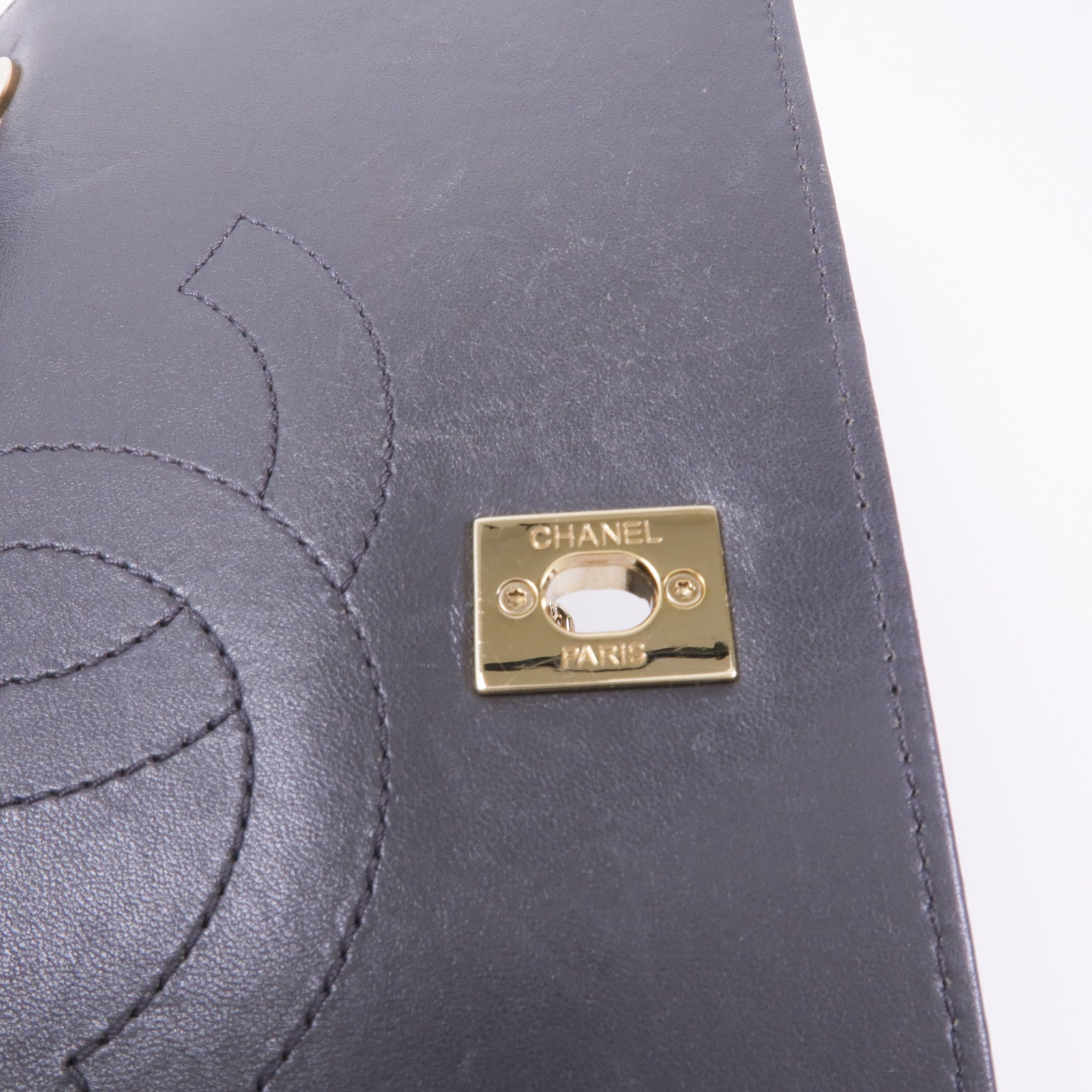 CHANEL 羊皮皮革2way Chain Shoulder Bag金扣手挽肩背兩用袋