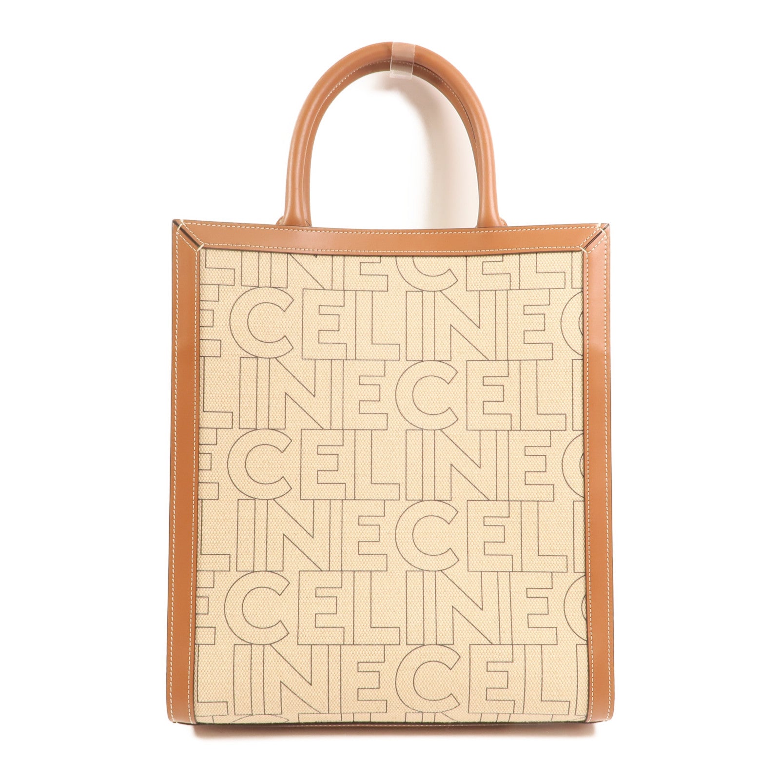 CELINE 帆布Cabas金扣手挽肩背兩用袋