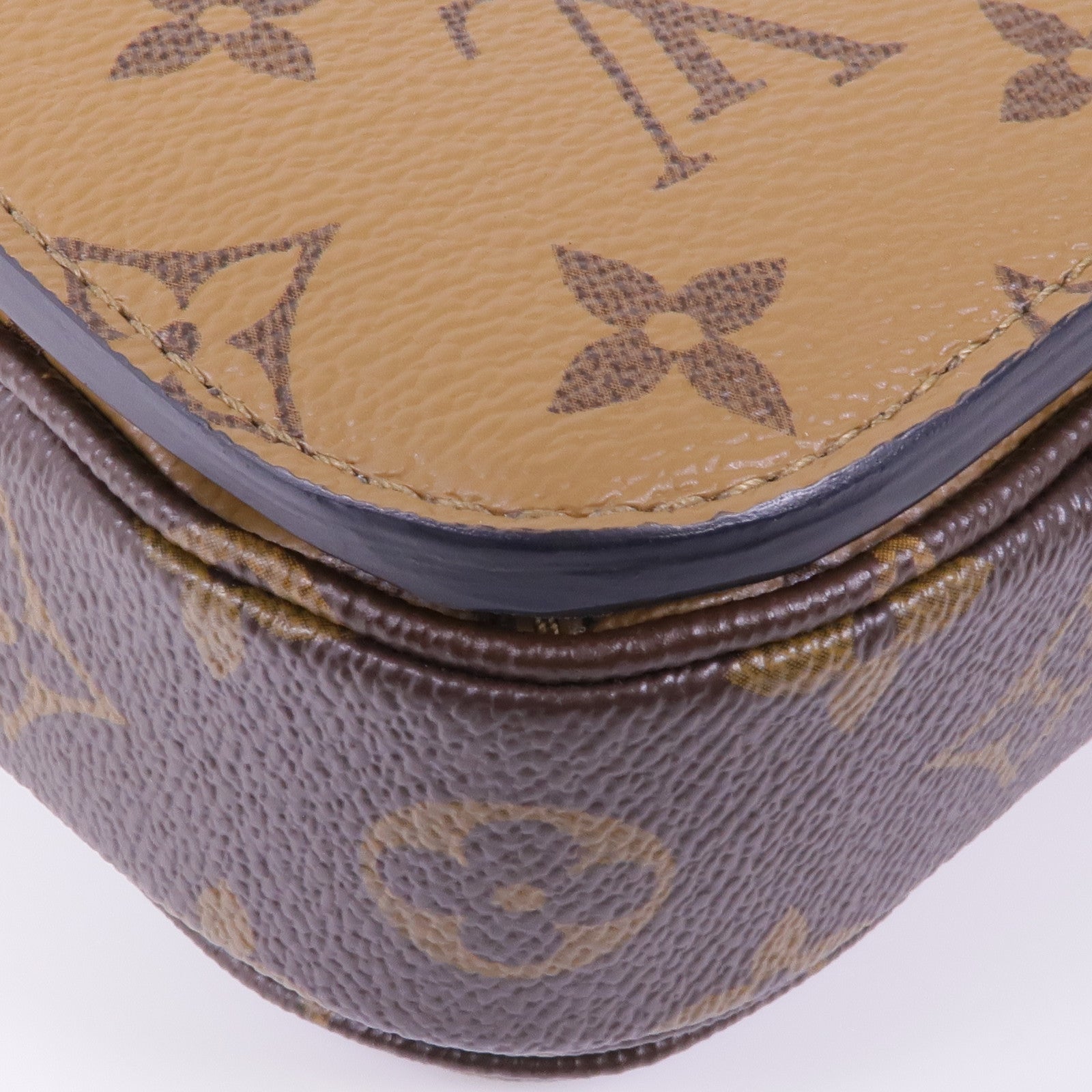 LOUIS VUITTON Monogram Reverse Pochette Metis金扣手挽肩背兩用袋