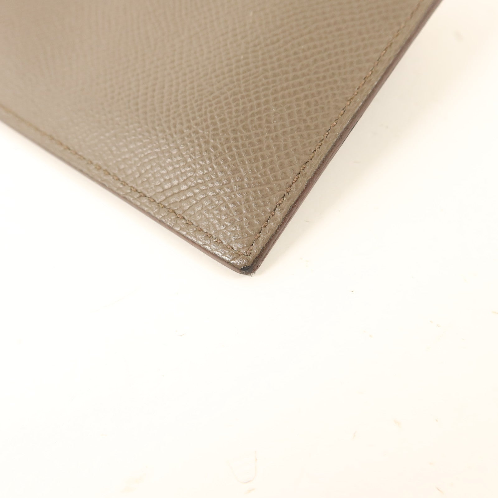 HERMES Epsom皮革Kelly Pocket錢包Etain