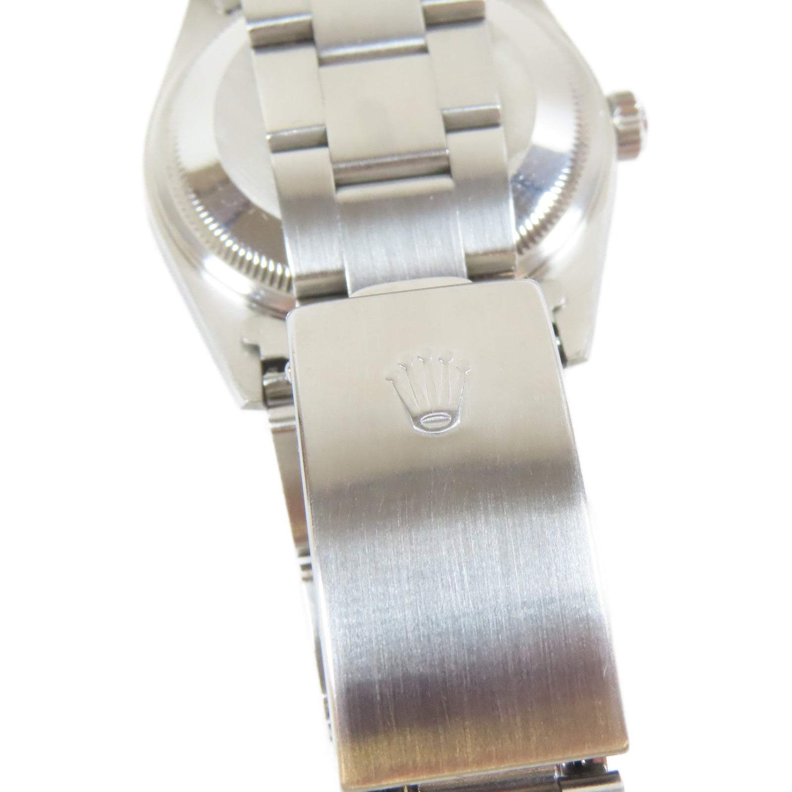 ROLEX Date不鏽鋼手錶自動機芯藍色#16.75cm