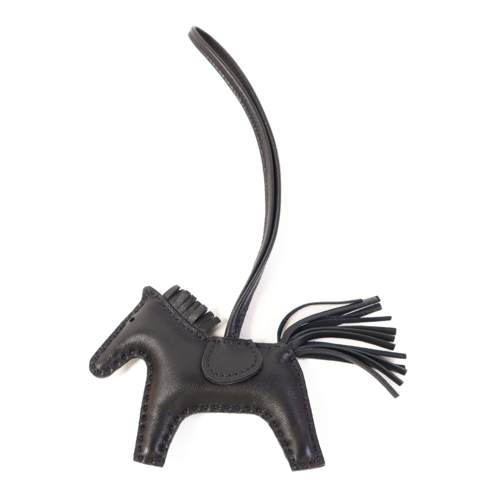 HERMES Milo皮革Rodeo PM掛飾